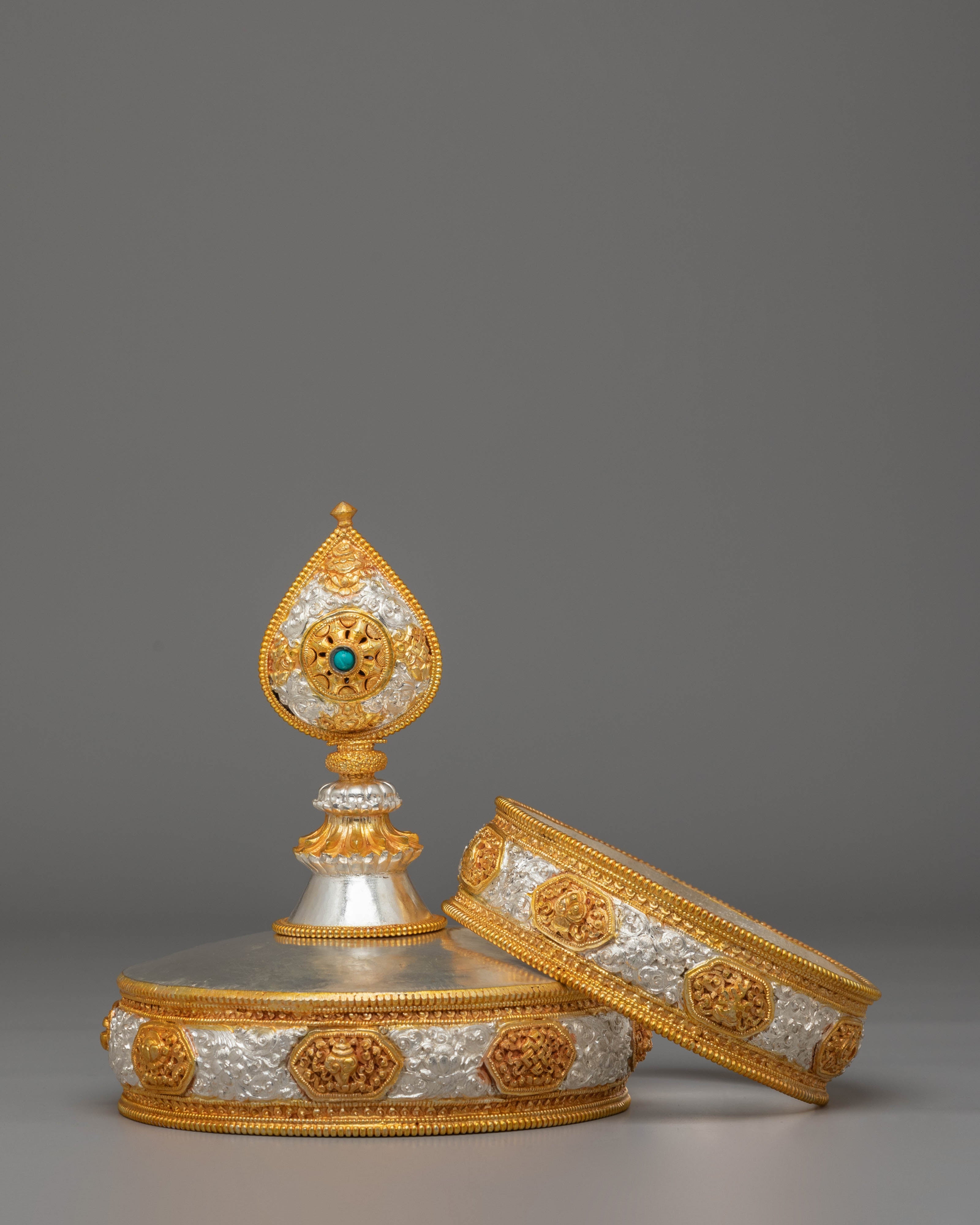 Tibetan Mandala For Meditation | Handcrafted Copper Mandala for Spiritual Practices