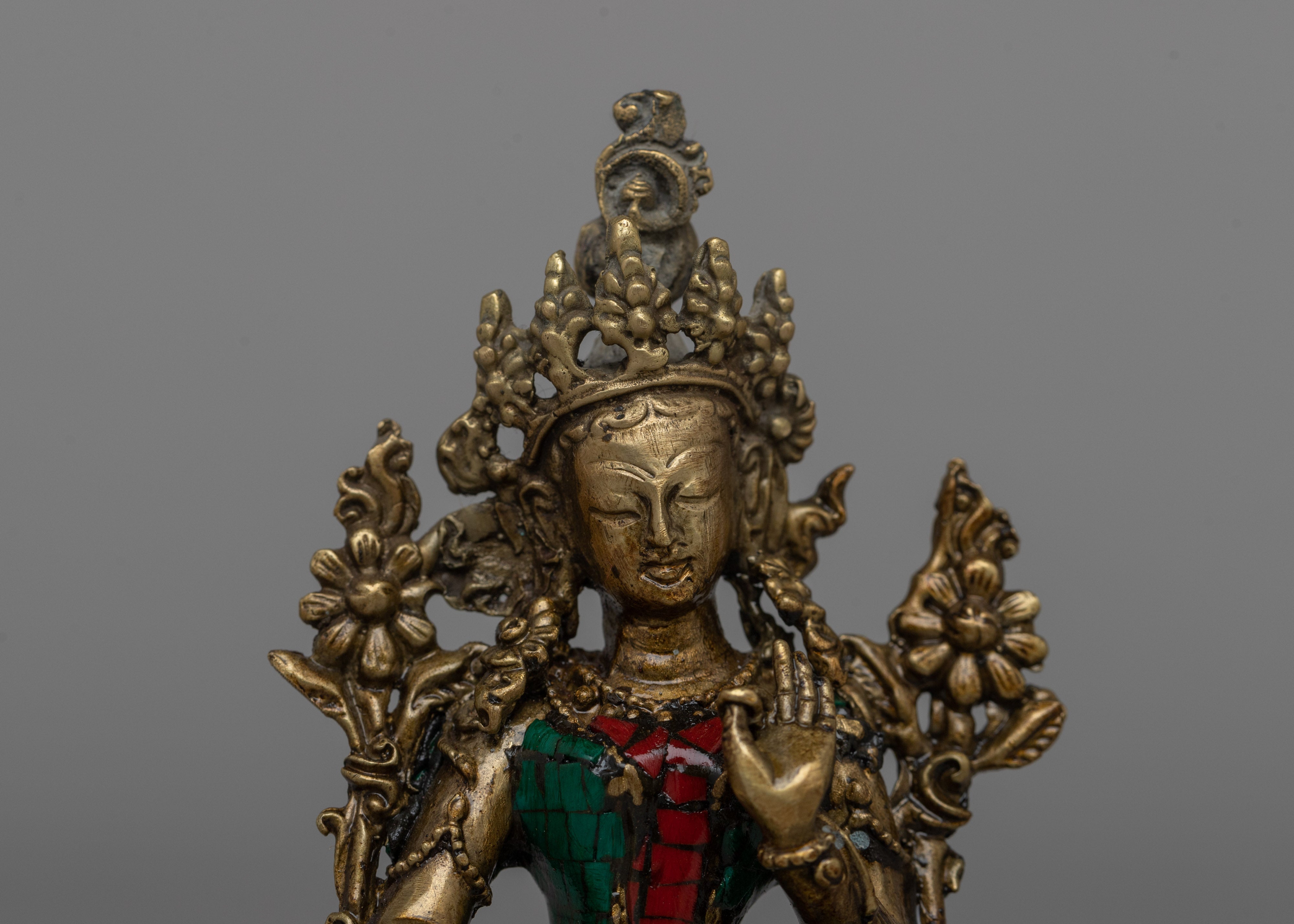 Exquisite Handcrafted White Tara Statue | Perfect for Meditation, Altars, and Spiritual Decor