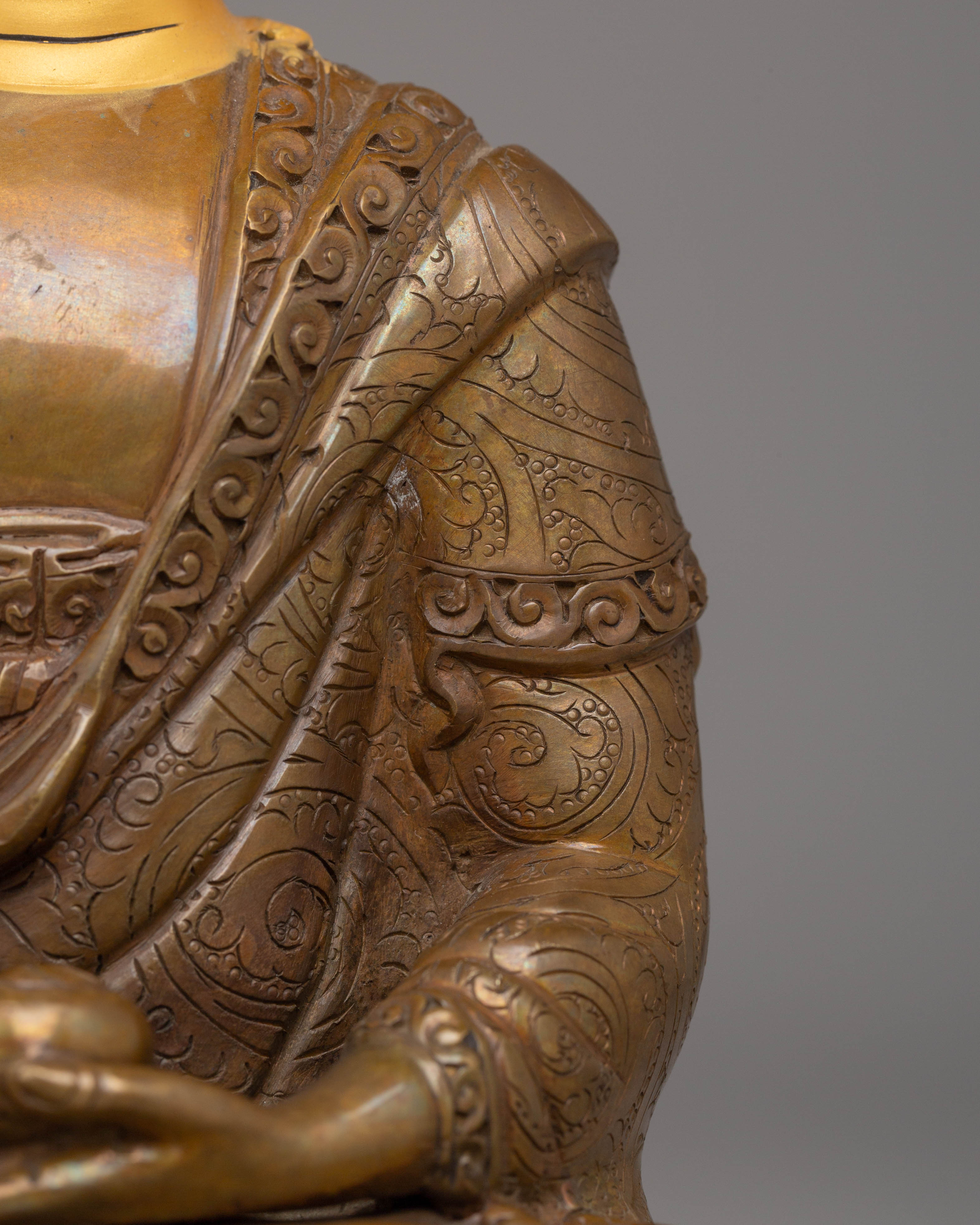 Dharma Teacher Shakyamuni Statue | Spiritual Buddha Sculpture