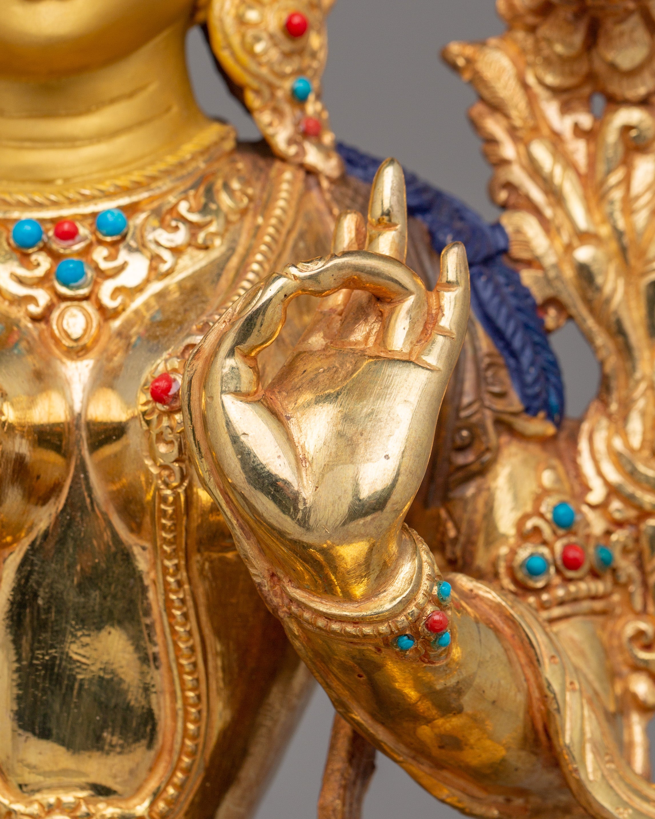 Himalayan Shyama Tara Statue | Green Tara Figurine