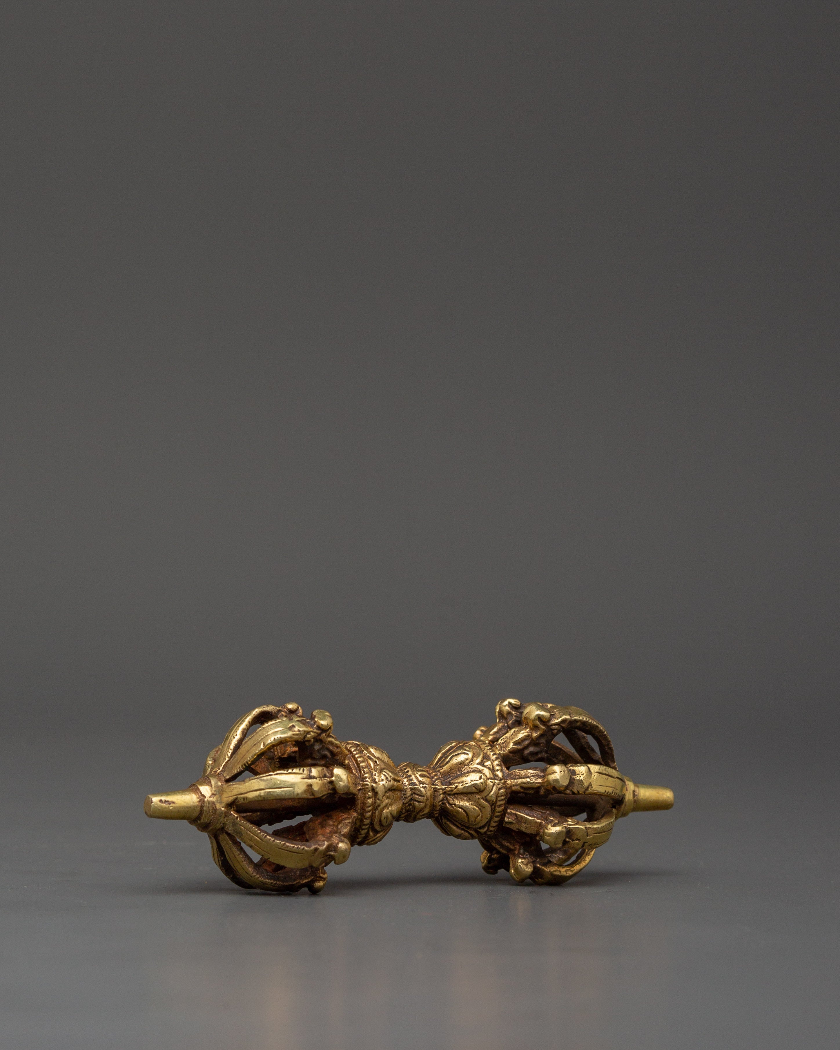 Bell-Vajra Sacred Ceremonial Set | Brass and Bronze Tibetan Ritual Tools