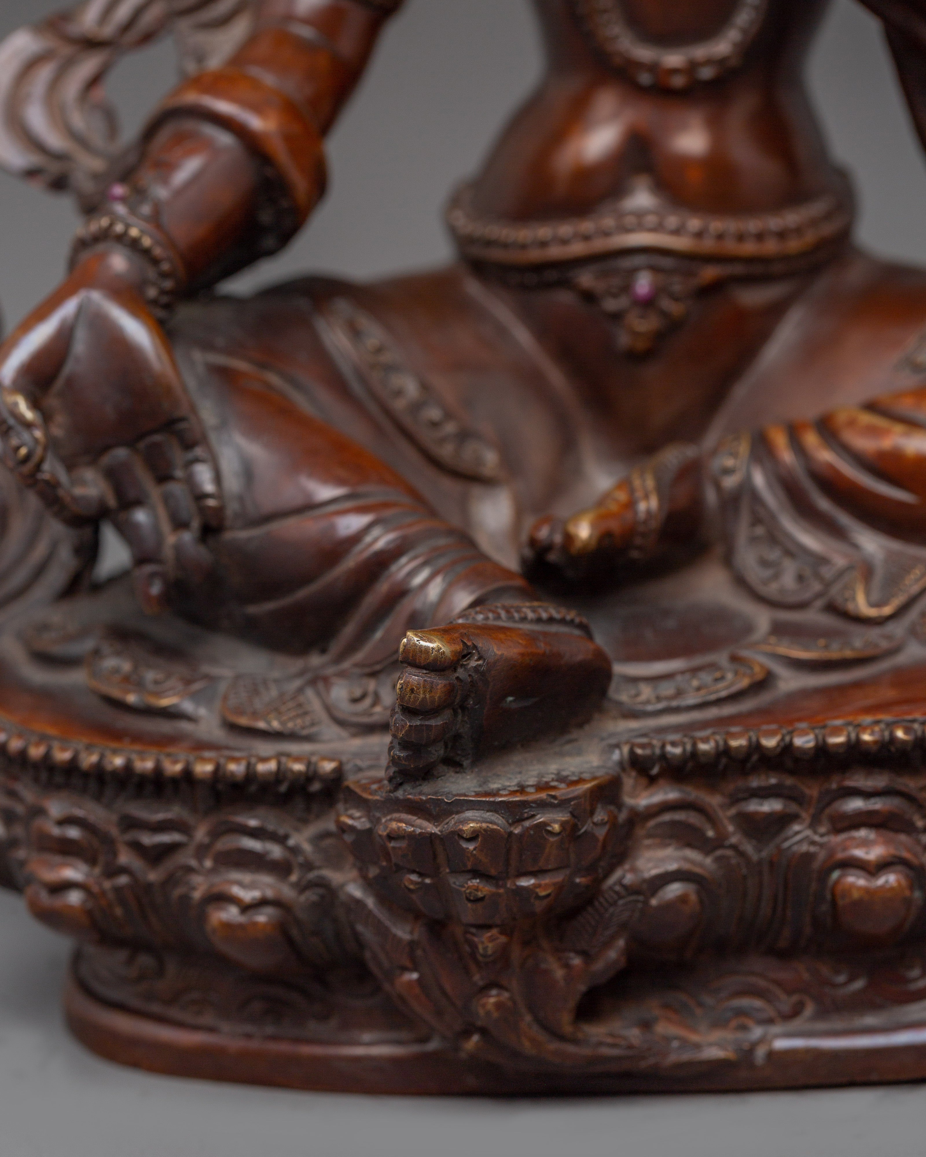 Tibetan Buddhist Deity Green Tara Statue | Goddess of Compassion and Protection