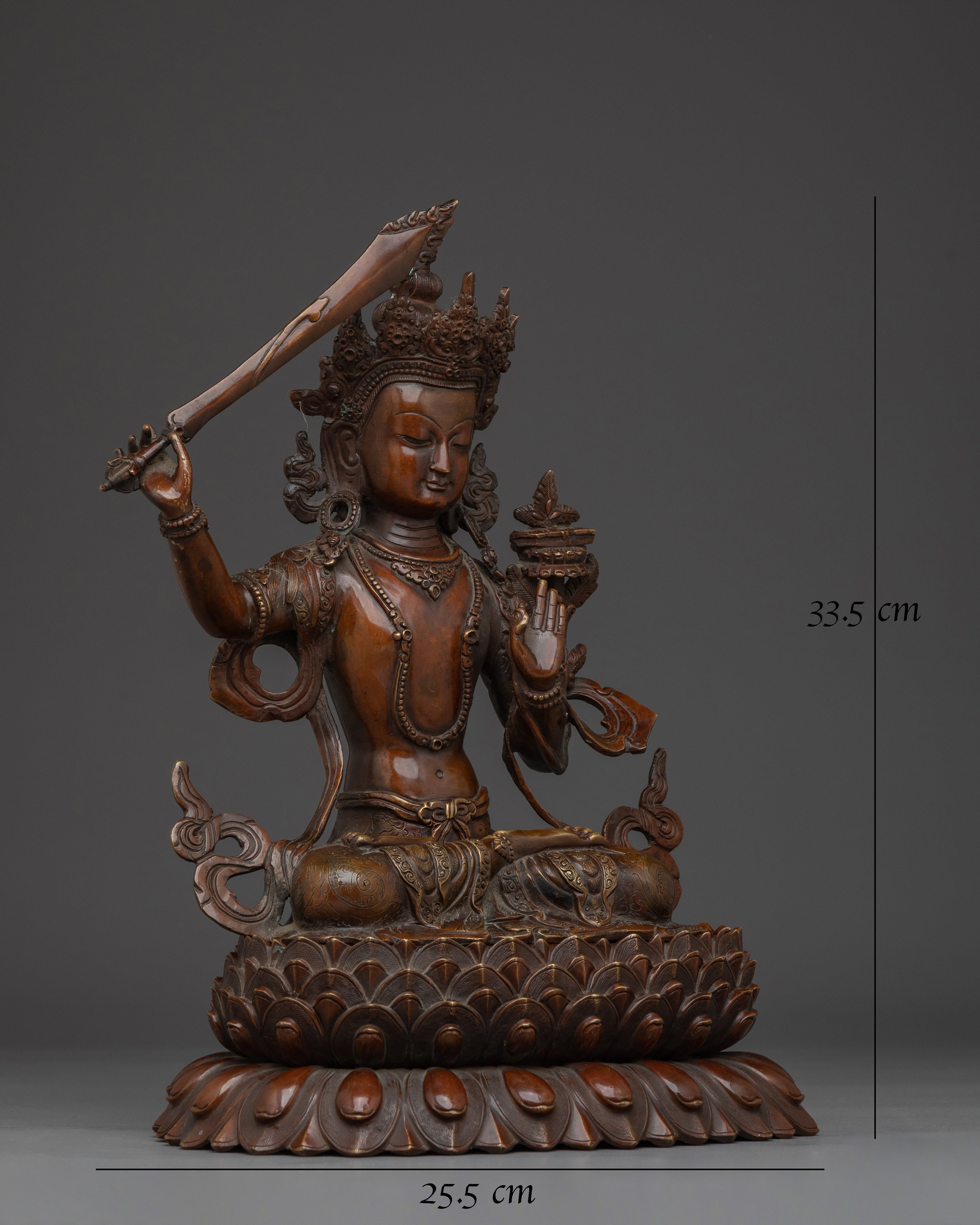 Handcrafted Supreme Wisdom Manjushri Art
