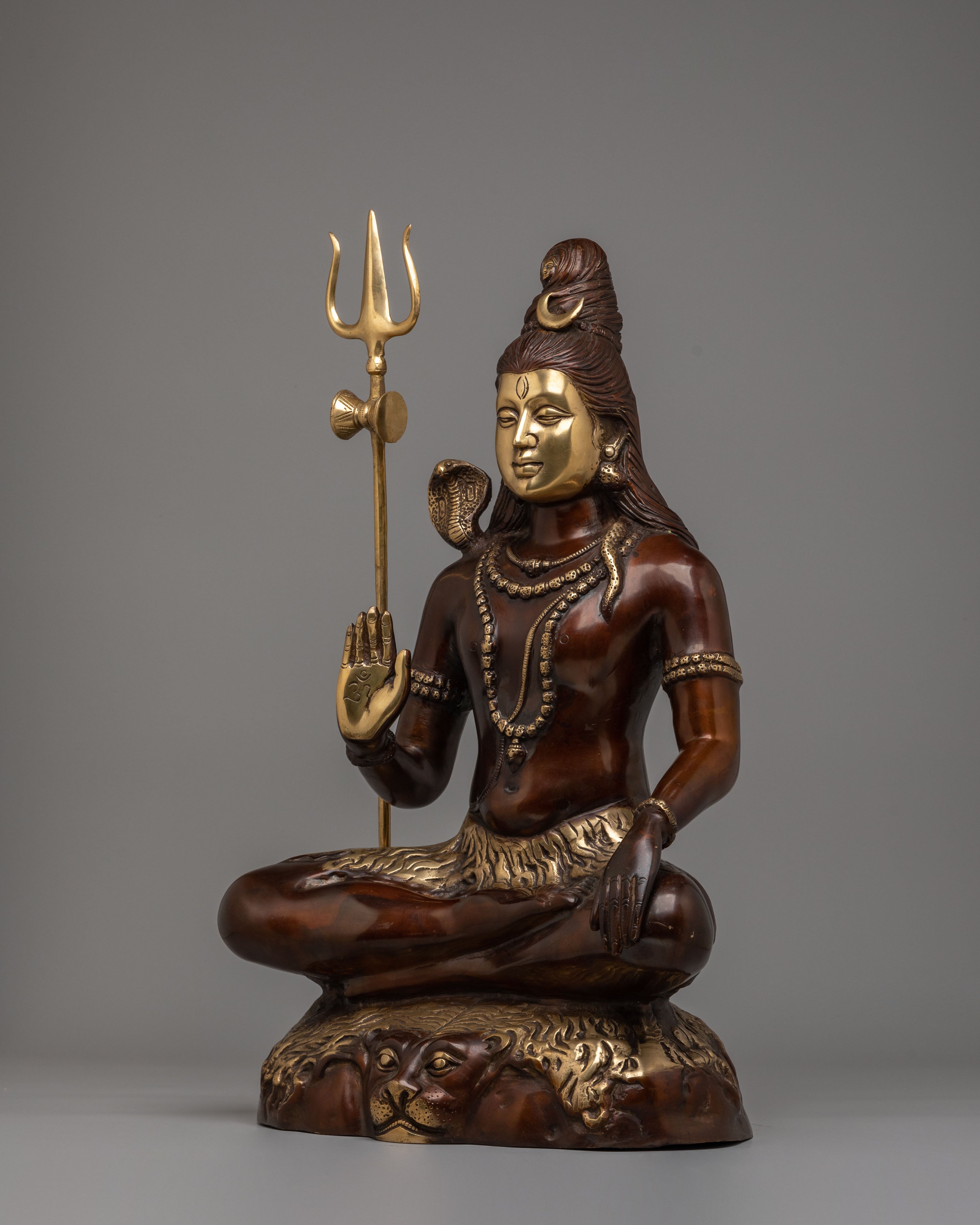 Traditional Shiva Statue | Handcrafted Hindu God Sculpture
