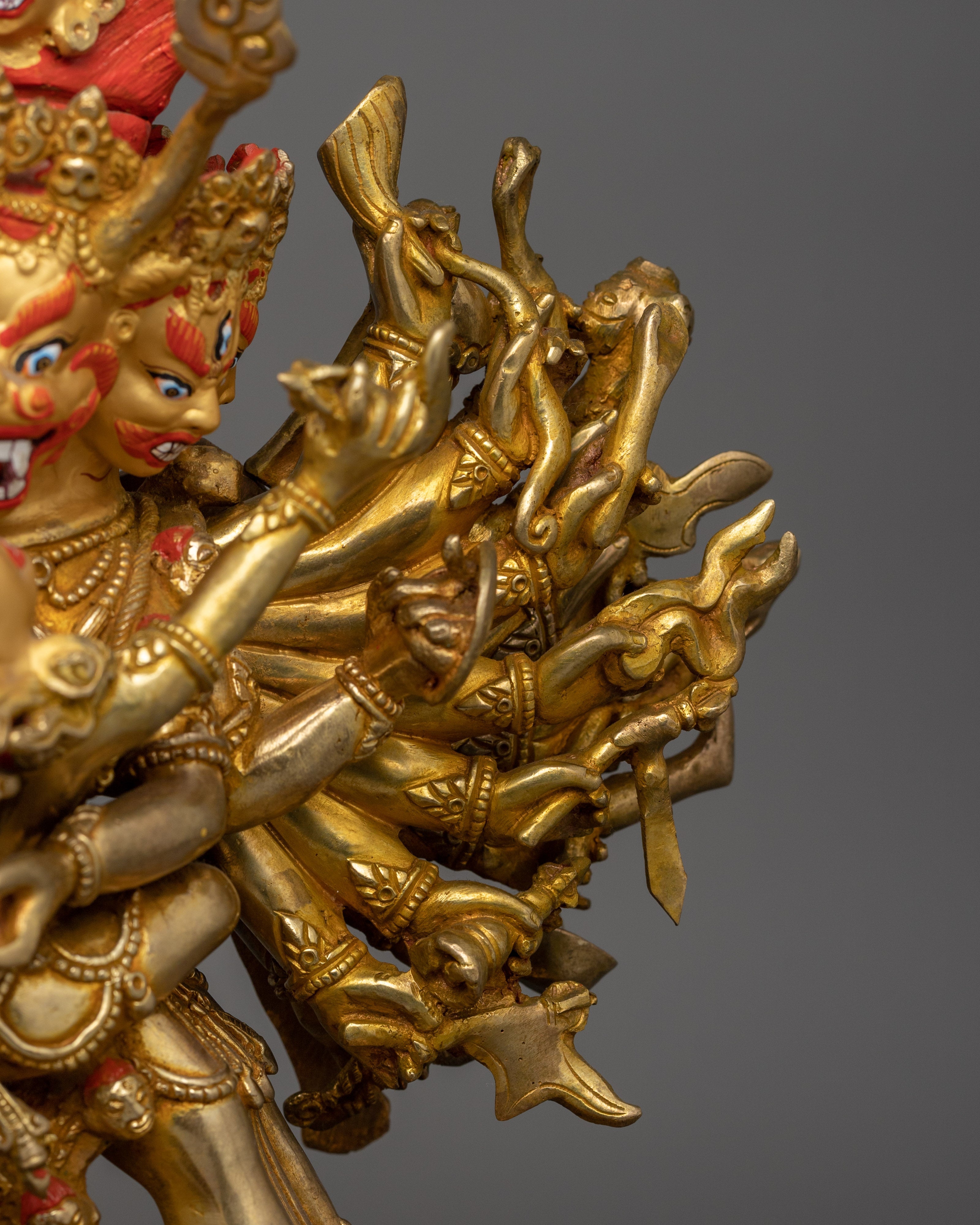 Yamantaka Handmade Statue | Wrathful Deity Sculpture
