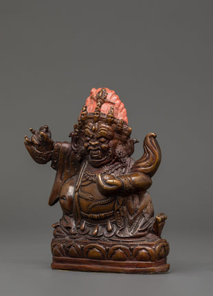 Mahakala Bernagchen Tibetan Protector Deity | Home Shrine & Meditation Decor