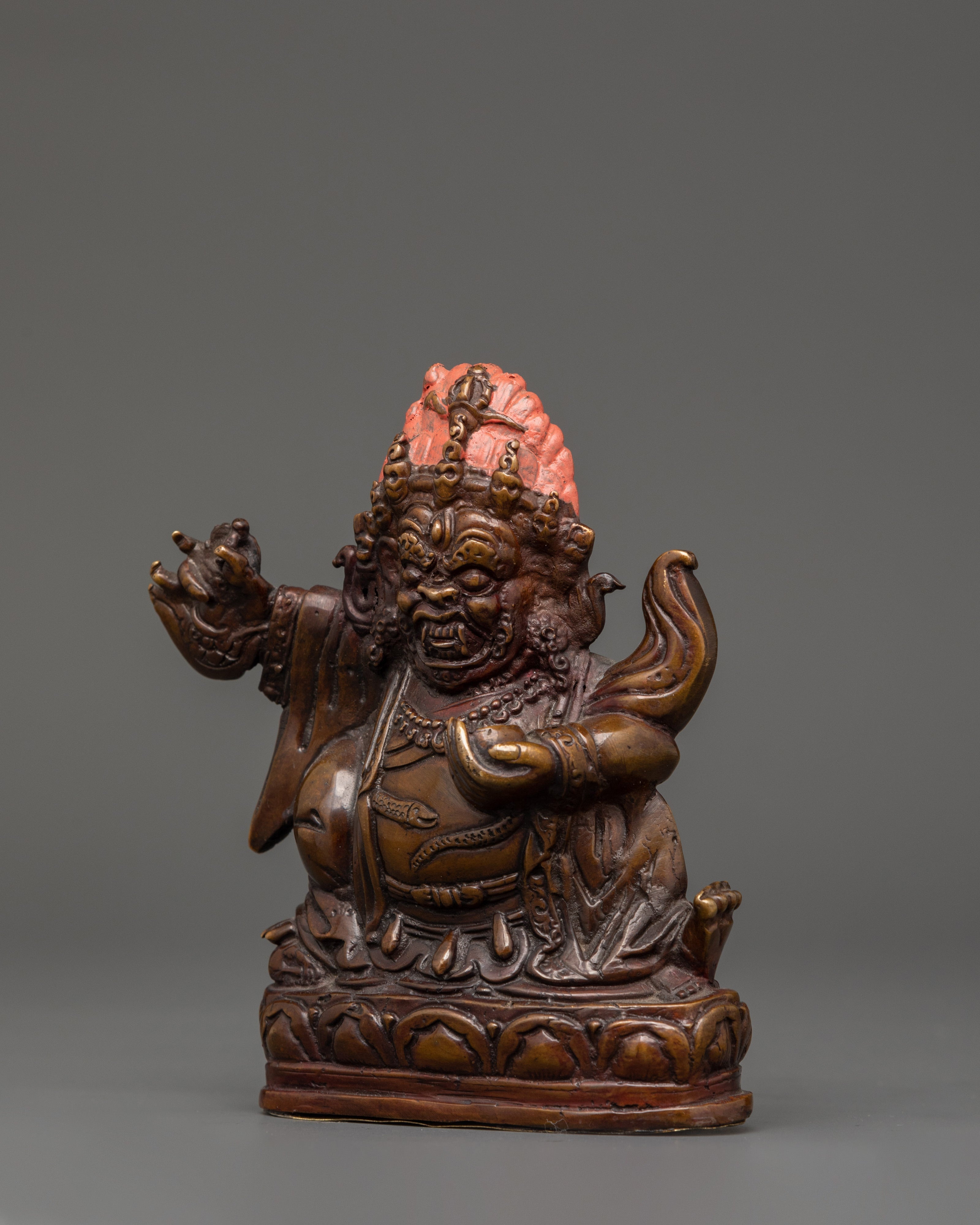 Mahakala Bernagchen Tibetan Protector Deity | Home Shrine & Meditation Decor