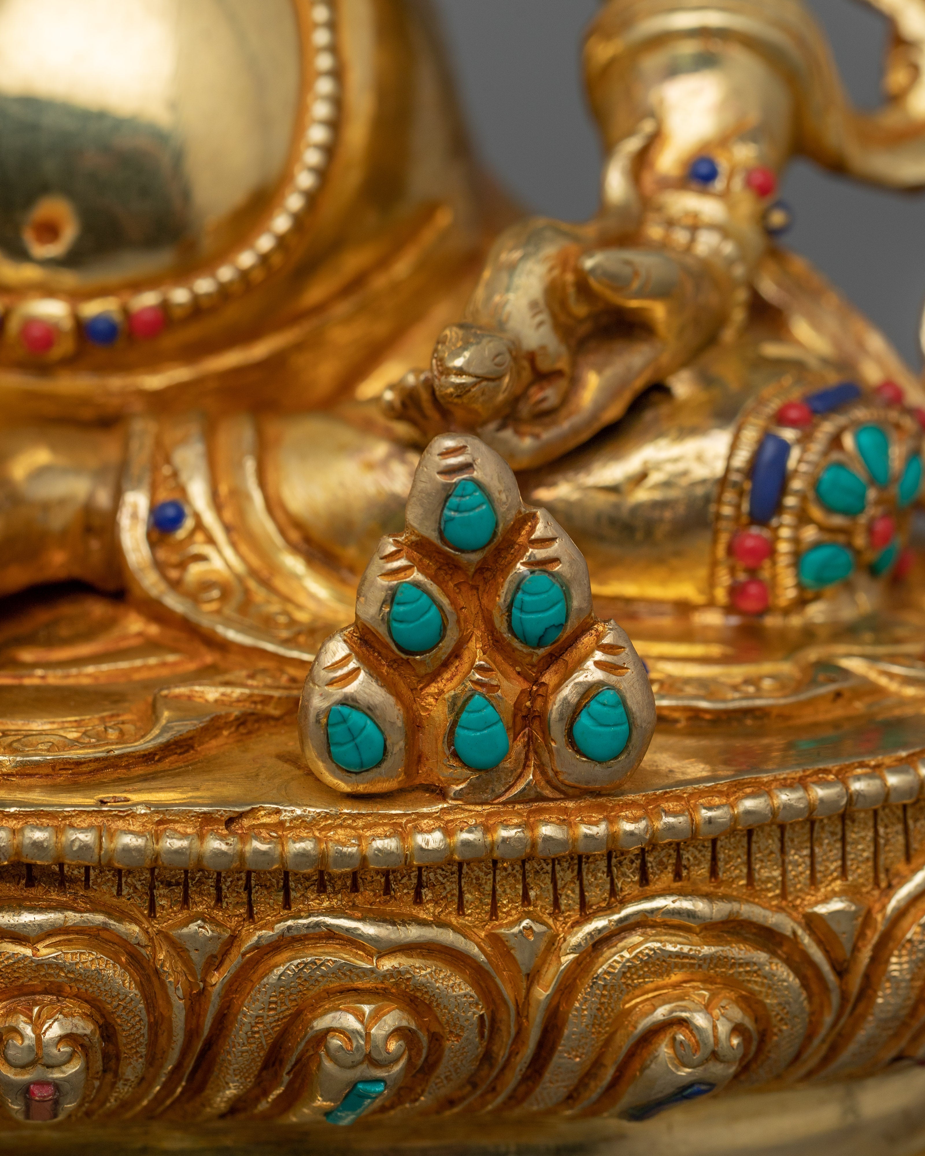 Handcrafted Dzambhala Figurine | Wealth Deity Sculpture