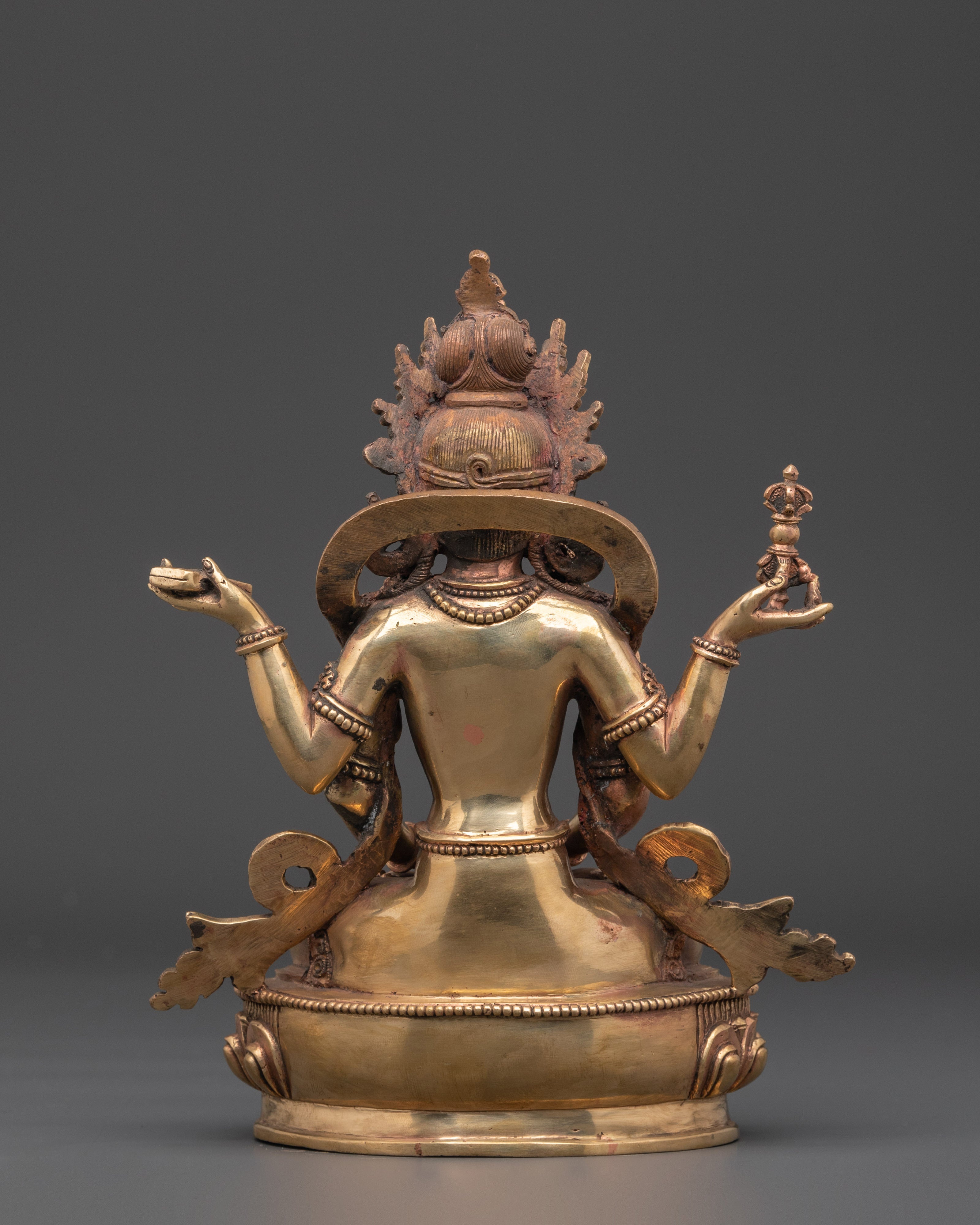Handcrafted Copper Prajna Paramita Statue | Bodhisattva of Wisdom