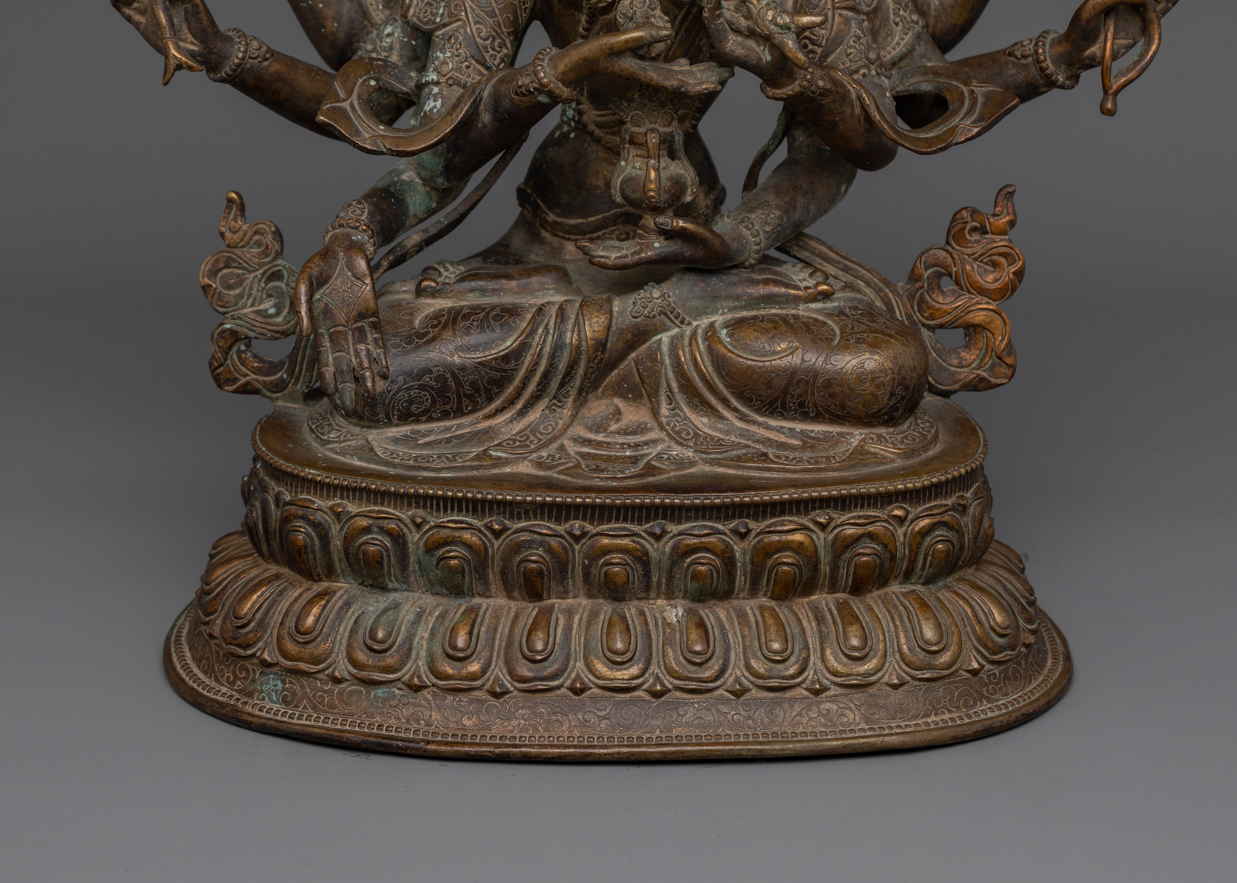Namgyalma Dakini Figurine | Antique Finished Oxidized Copper