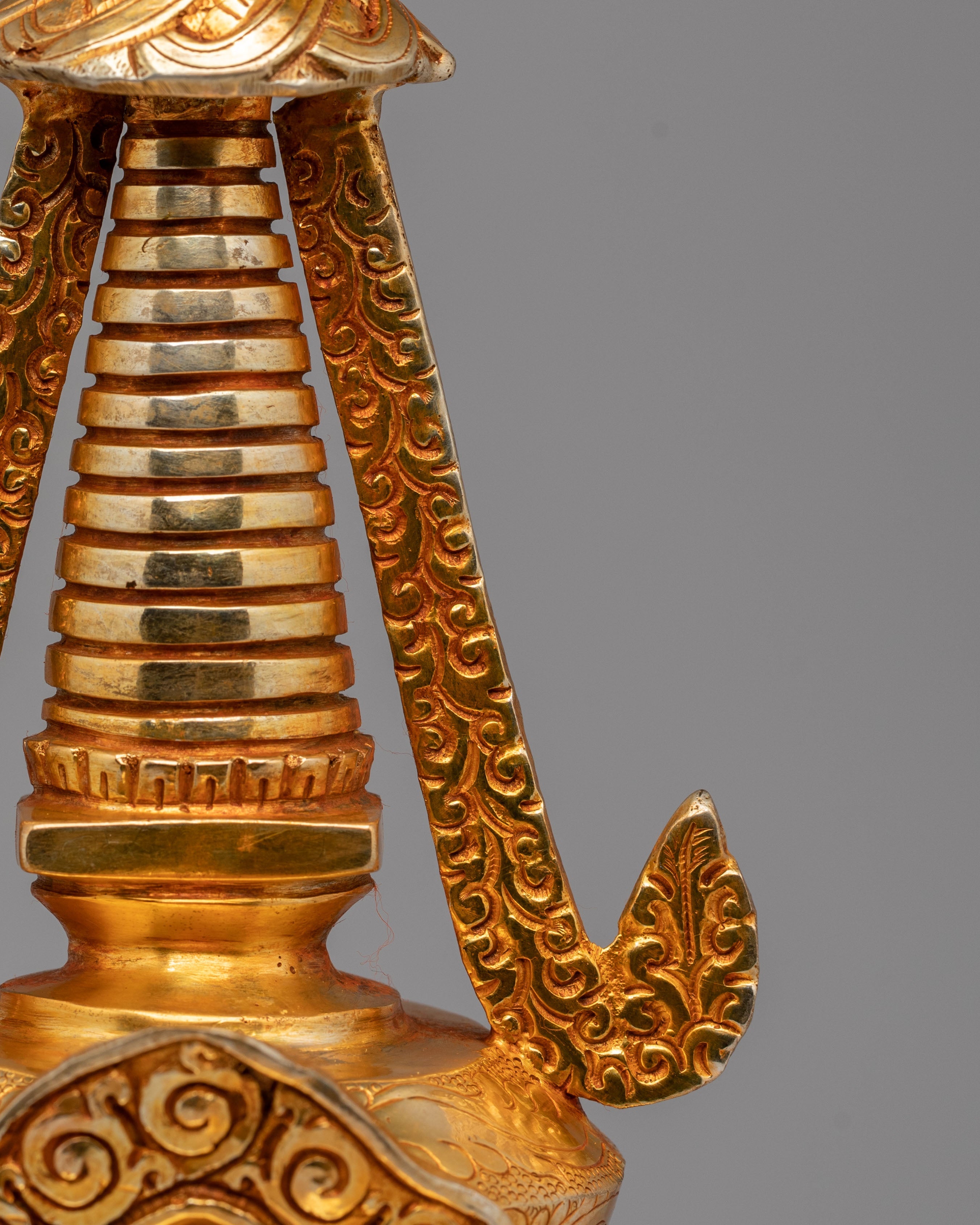 Handmade Stupa For Buddhist Monument | Tibetan Ritual Artifact