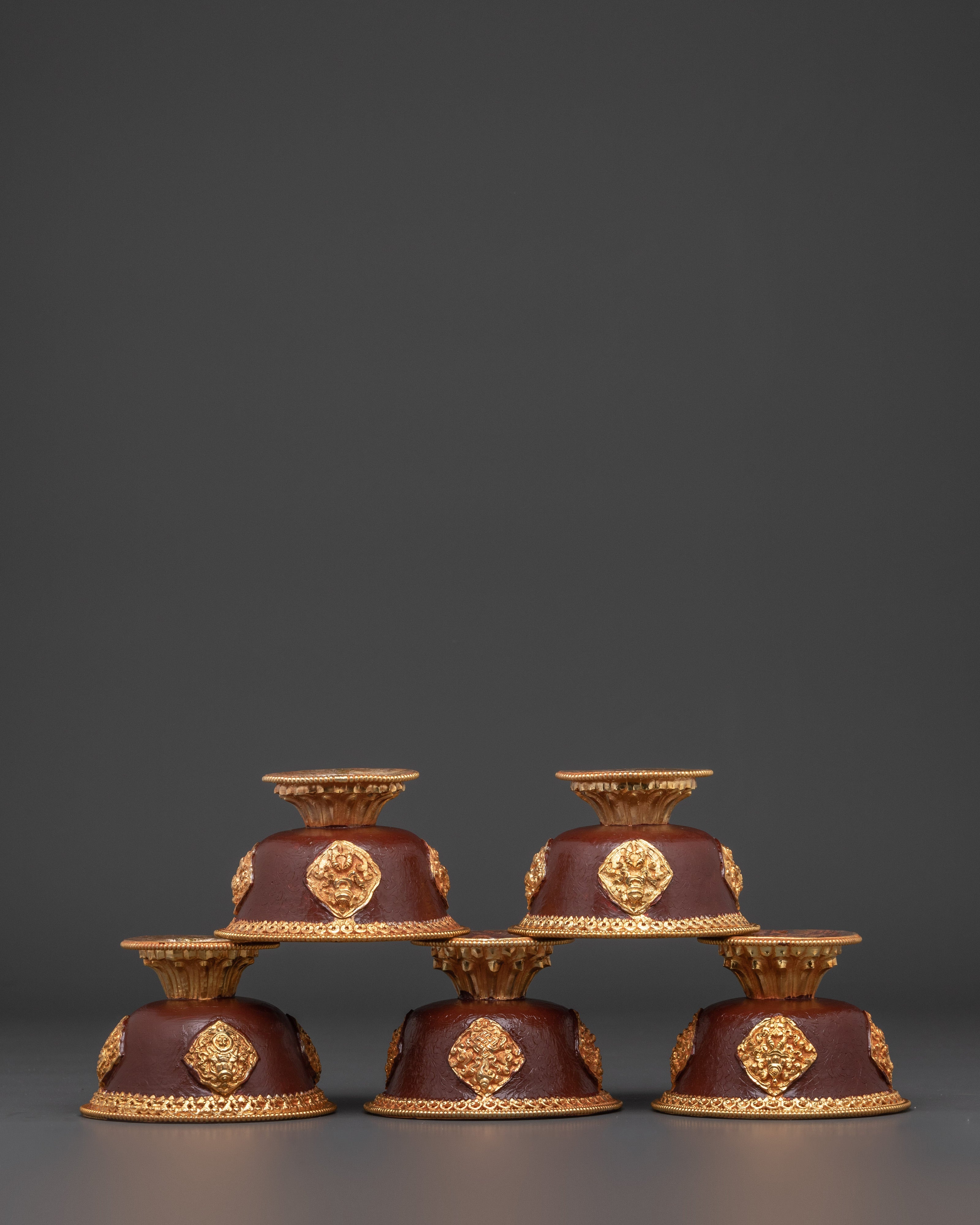 Buddhist Offering Bowl Set | Ritual Bowls for Spiritual Ceremonies