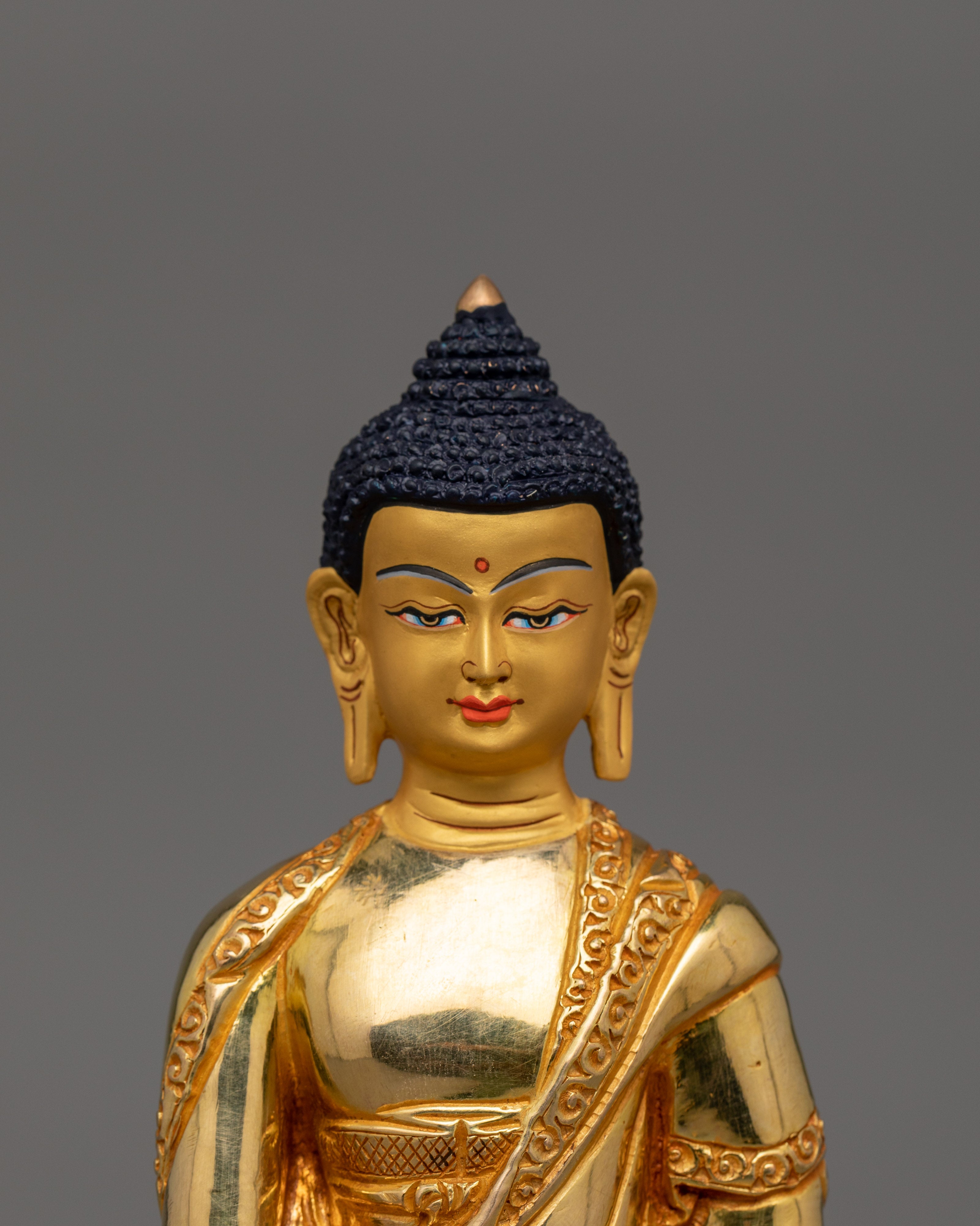 Enlightened Guru Shakyamuni Buddha Statue | Symbol of mindfulness practice