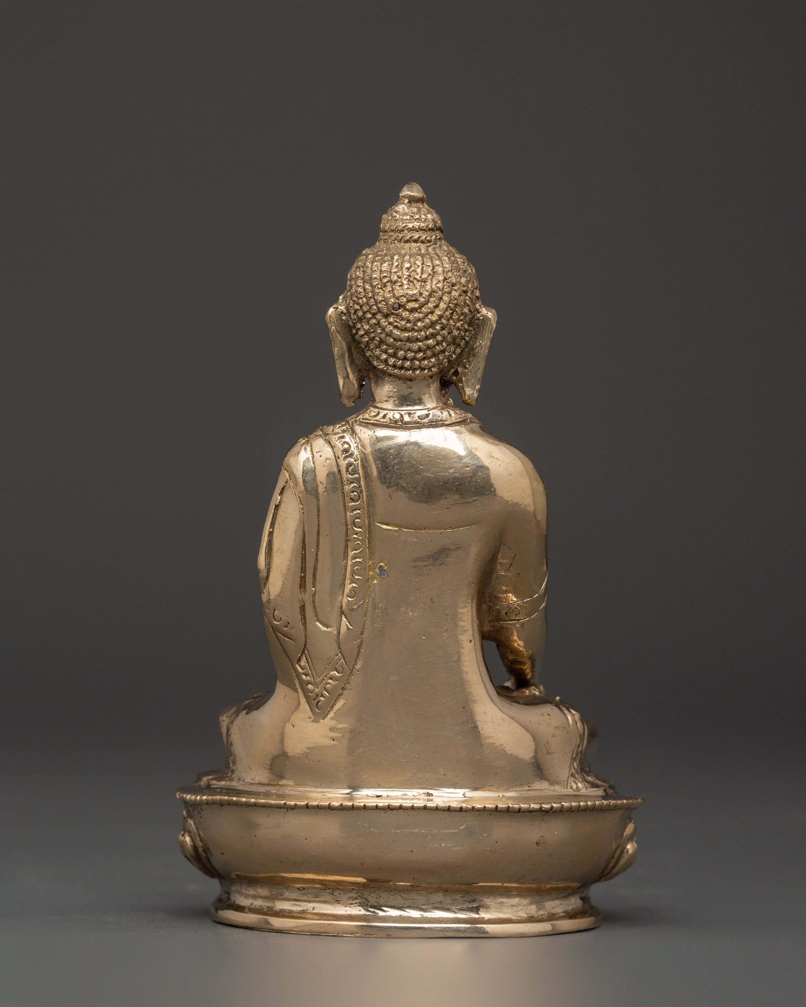 Historical Shakyamuni Buddha Statue | Traditional Brass Sculpture
