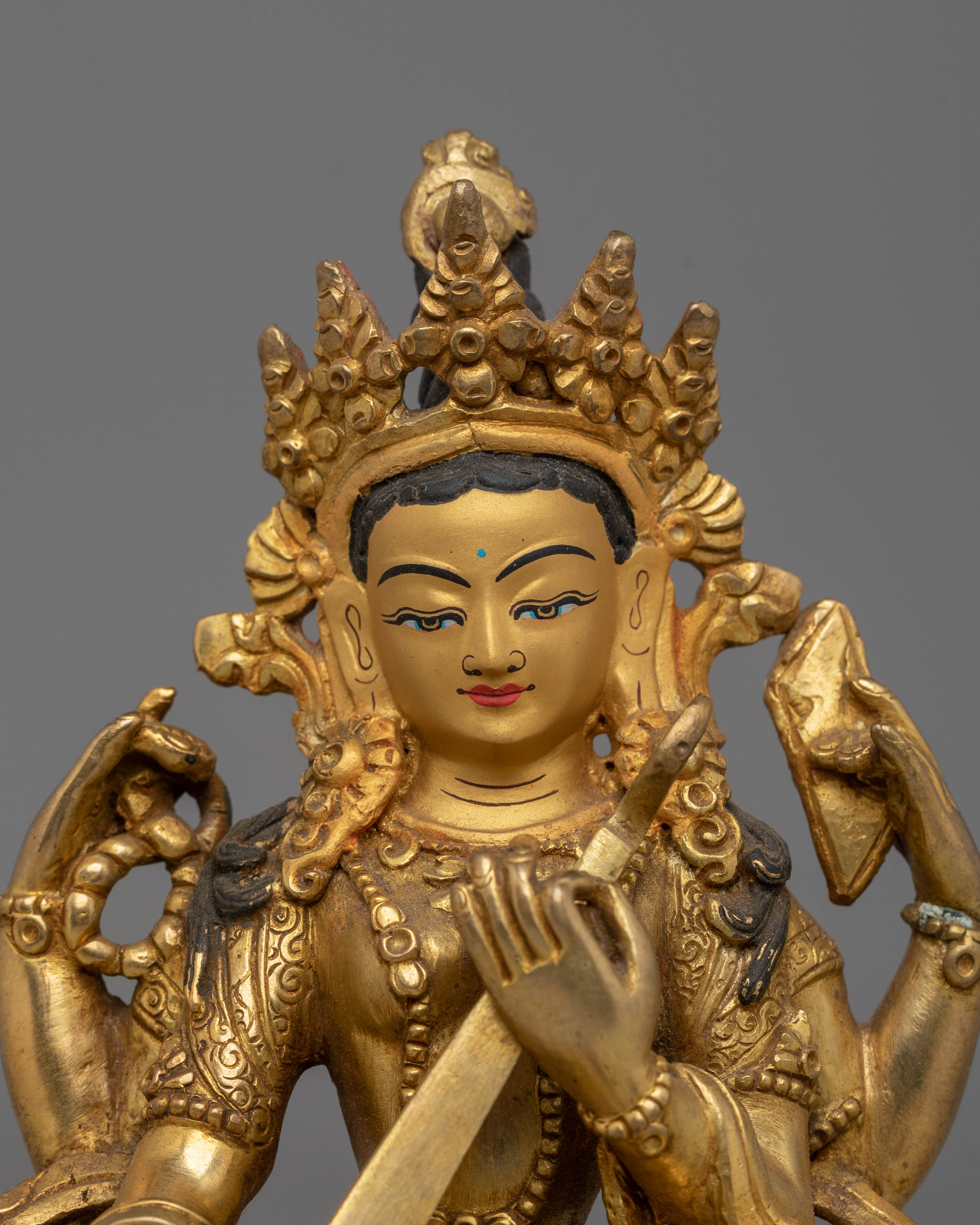 Saraswati Sculpture for Decor: The Goddess of Wisdom