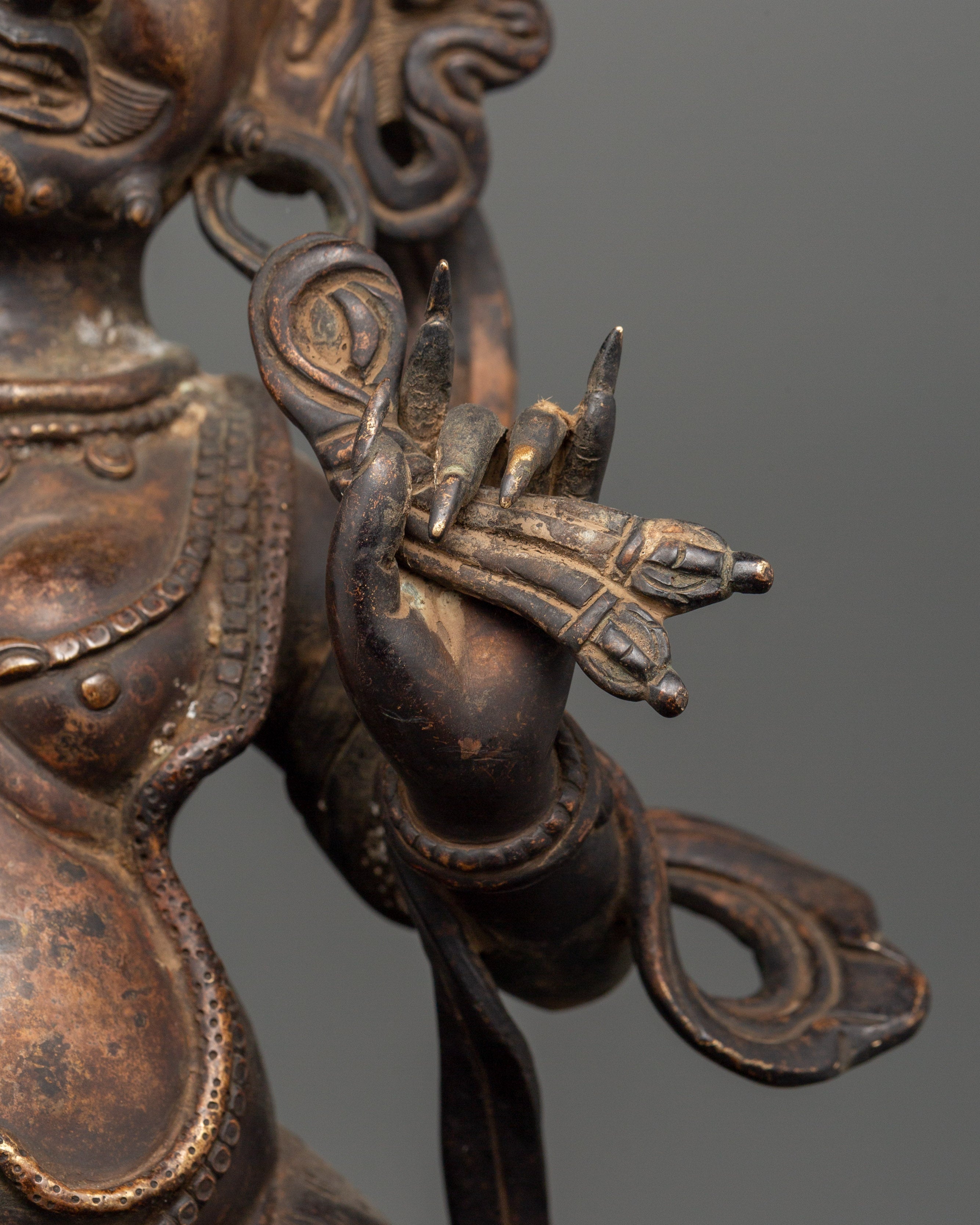 Bodhisattva Vajrapani Sculpture | The Guardian of Wisdom