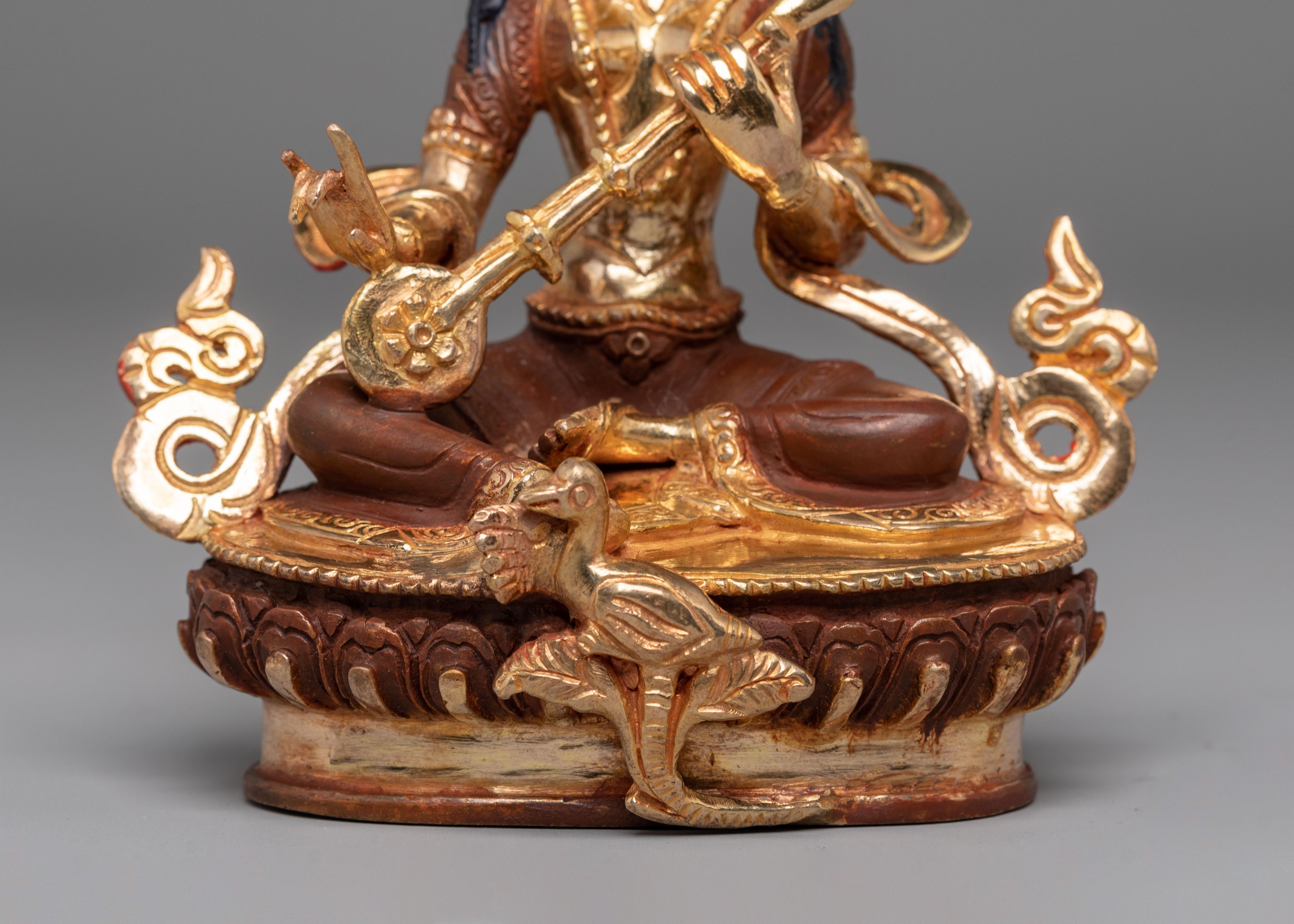 Saraswati Statue: The Goddess of Wisdom | Ideal for Sacred Shrine