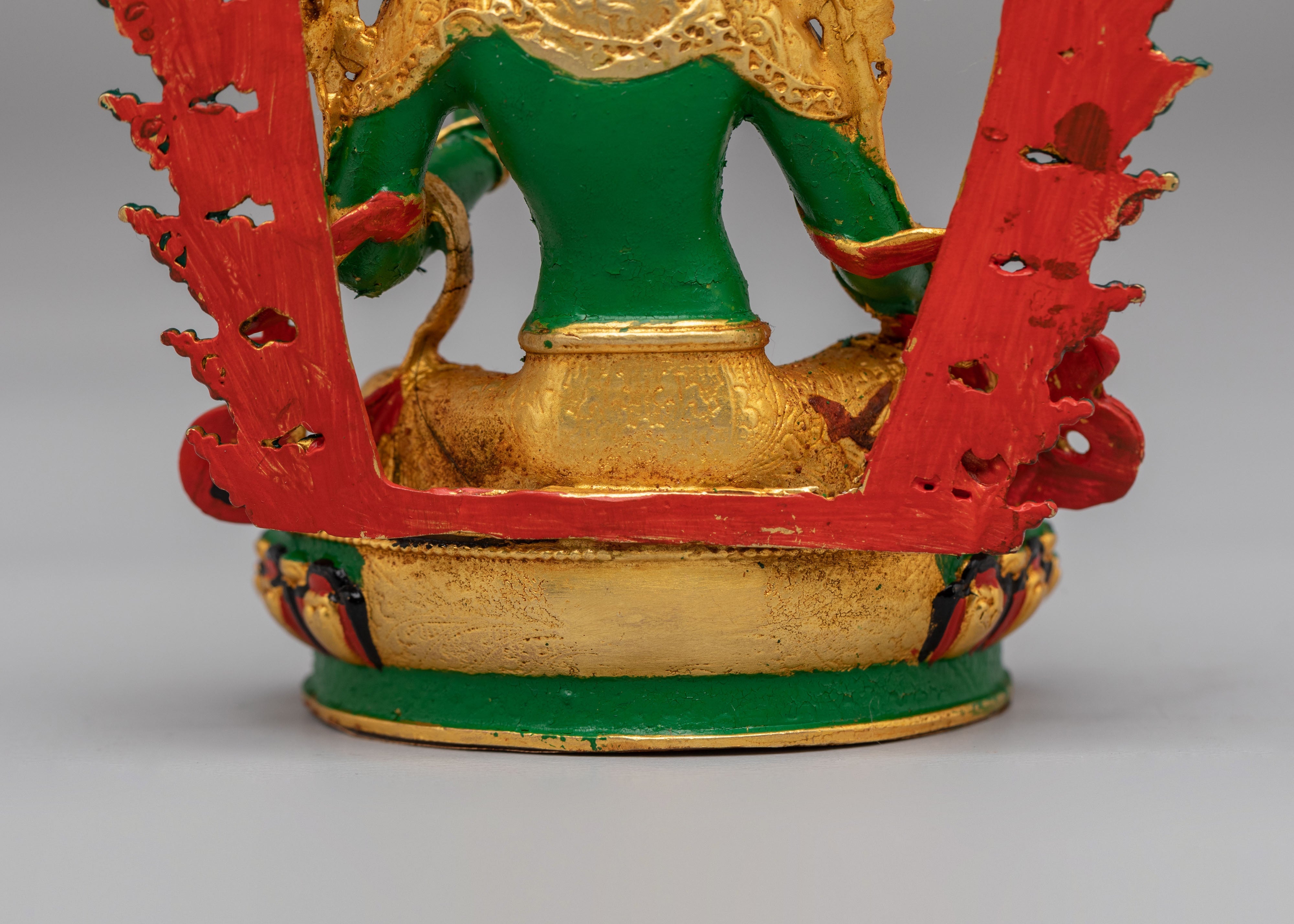 Green Tara Swift Liberator Goddess Statue | Goddess of Compassion