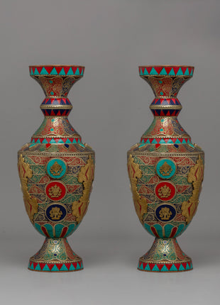 Brass Flower Vases
