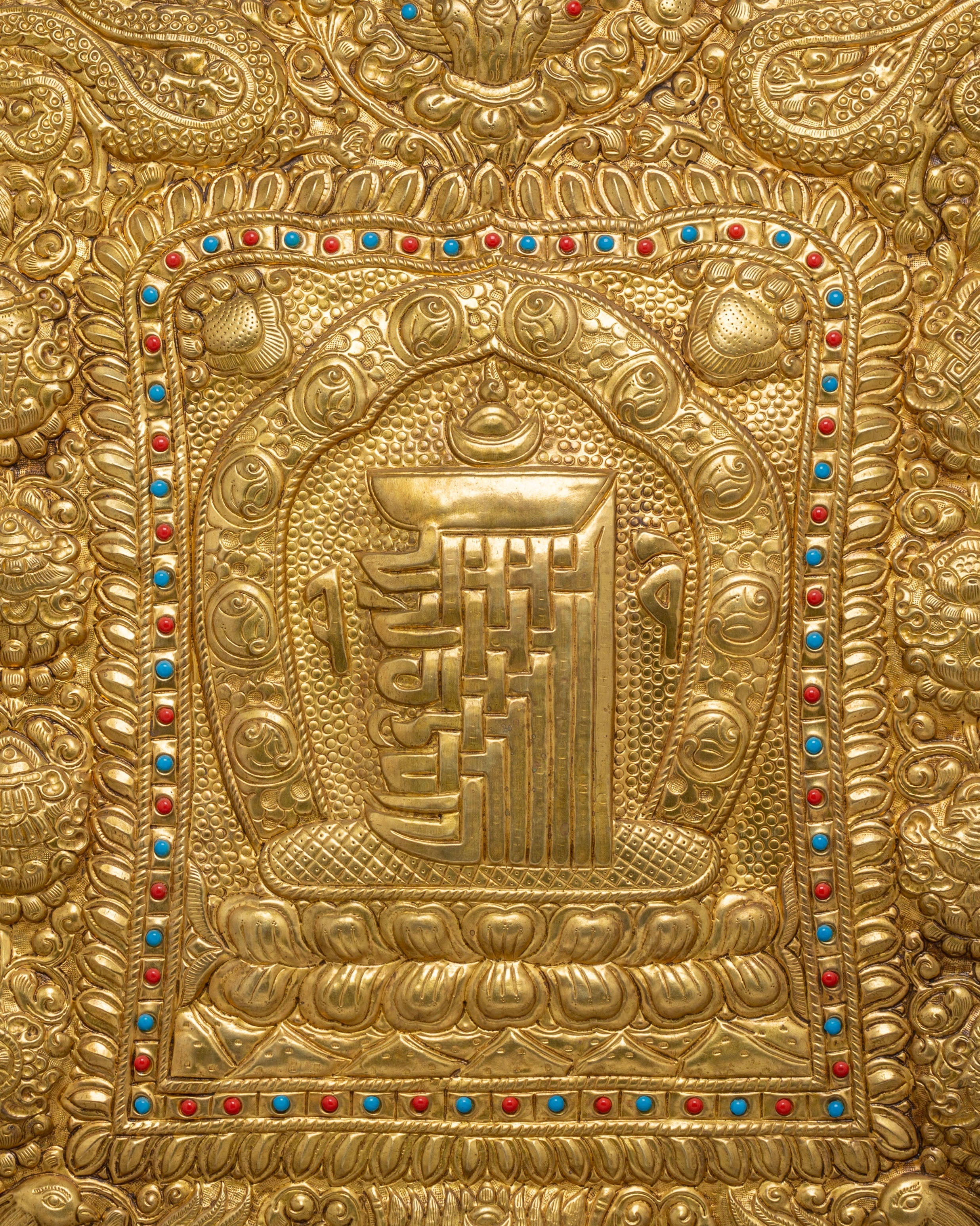 Kalachakra Metal Wall Hanging | Tibetan Buddhist Symbol