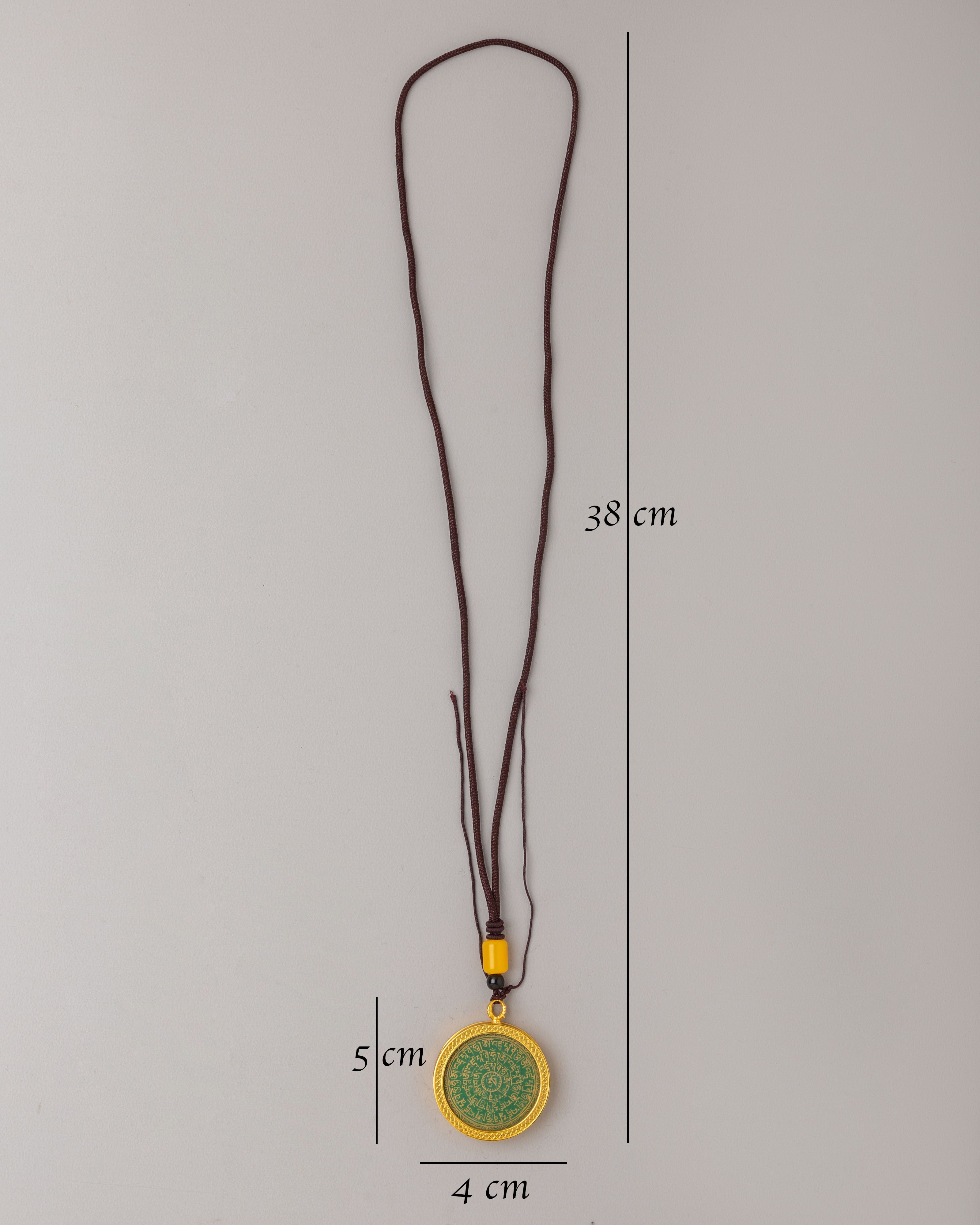 Tibetan Mantra Locket | Sacred Jewelry for Protection