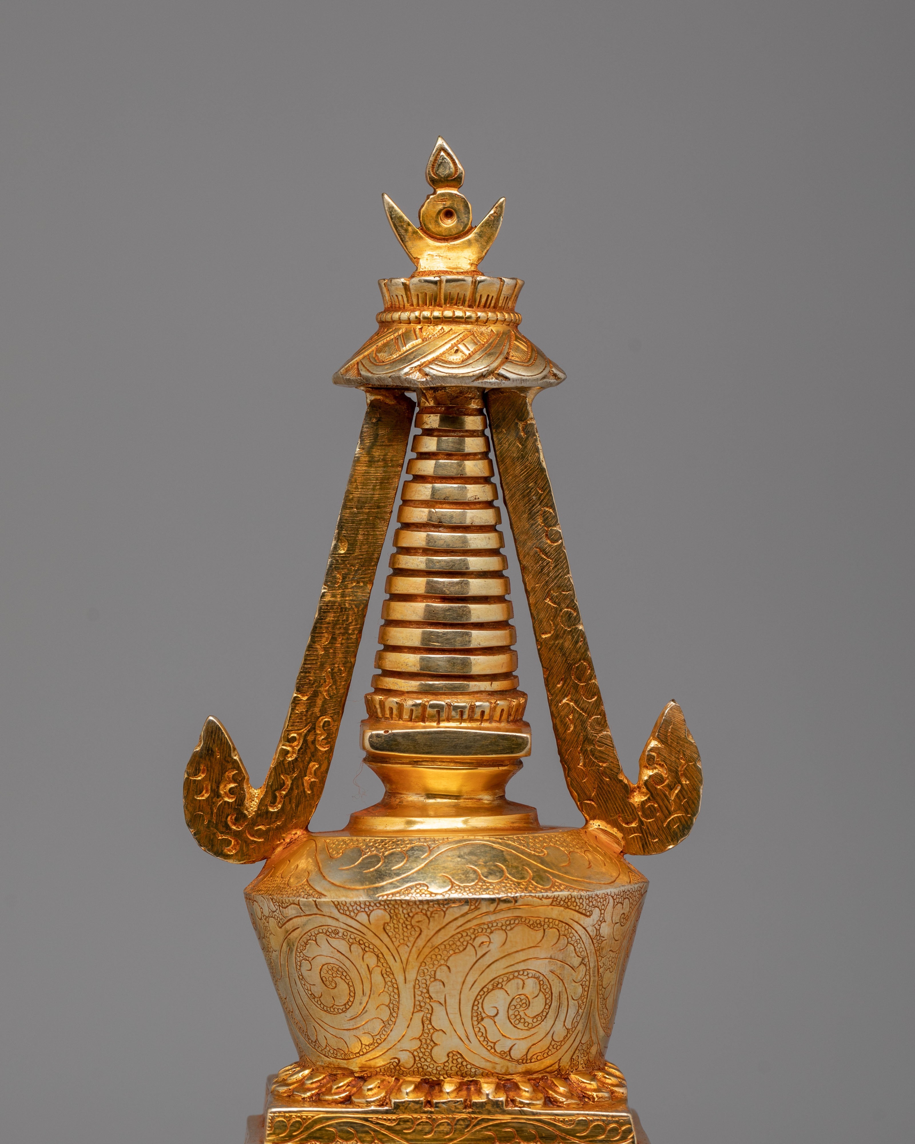 Handmade Stupa For Buddhist Monument | Tibetan Ritual Artifact