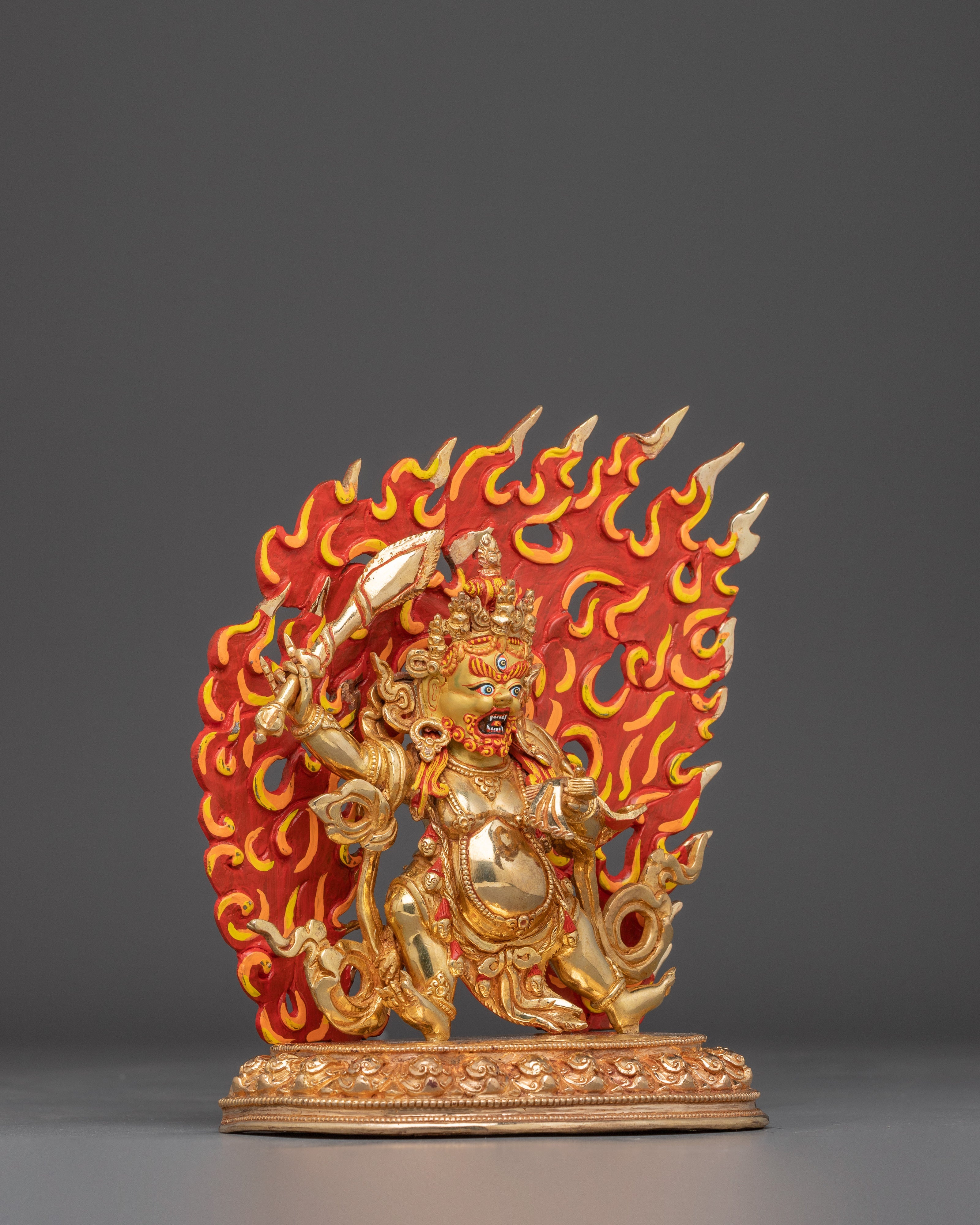 Tibetan Black Manjushri Statue | Wrathful Wisdom Deity