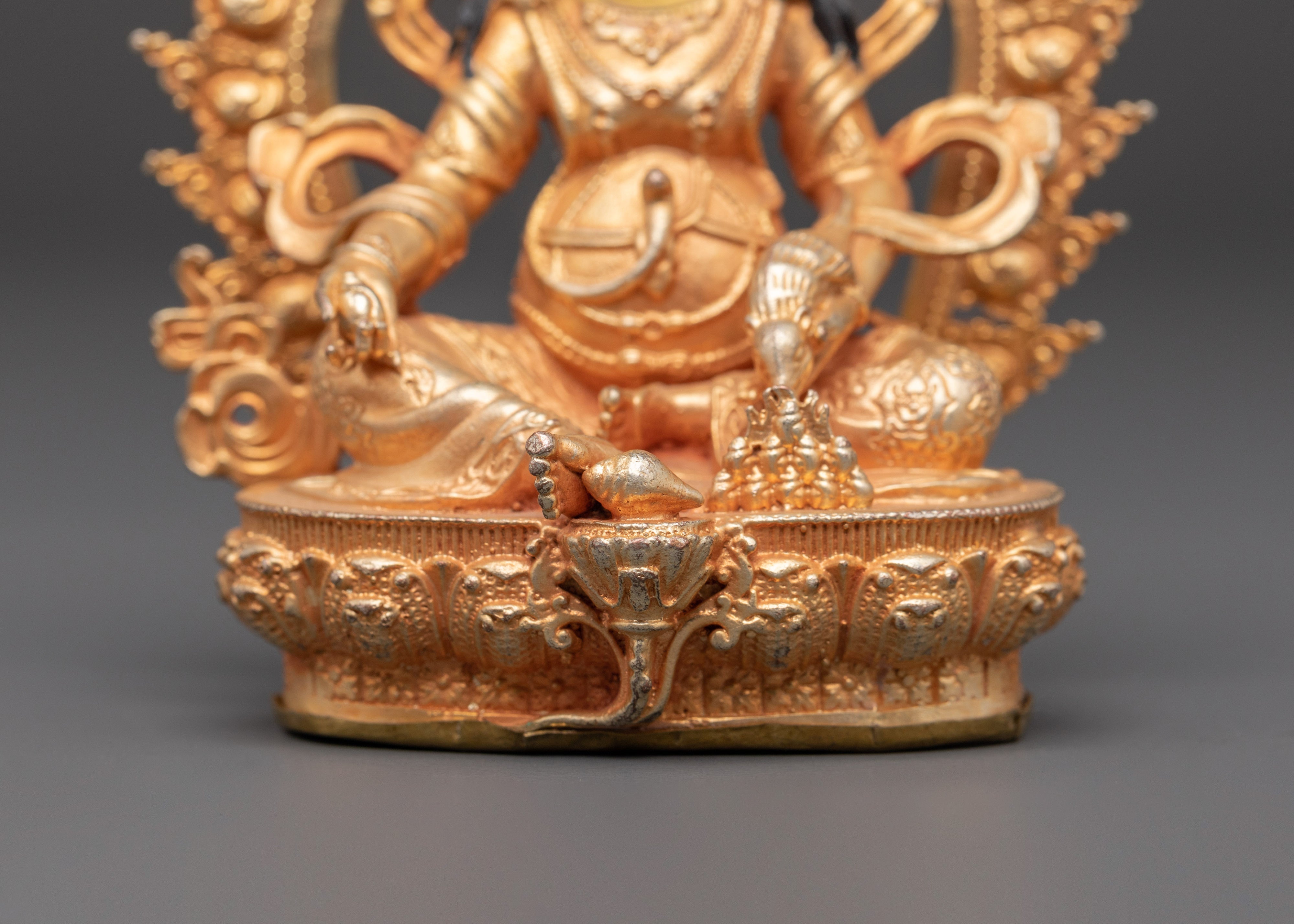 The Symbol of Abundance Dzambhala | Tibetan Wealth Deity Statue