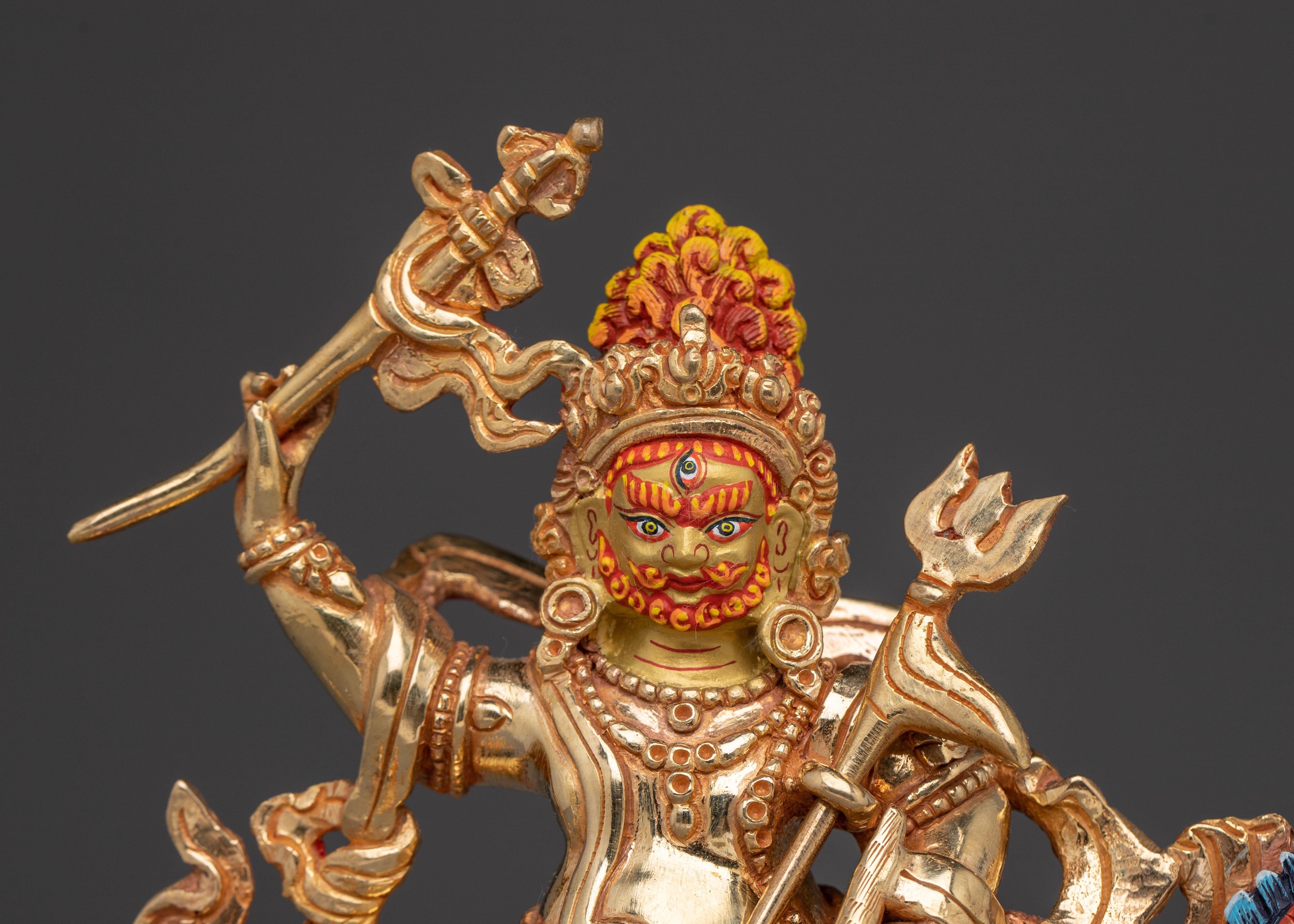 Deity of Generosity White Dzambhala | Tibetan wealth god