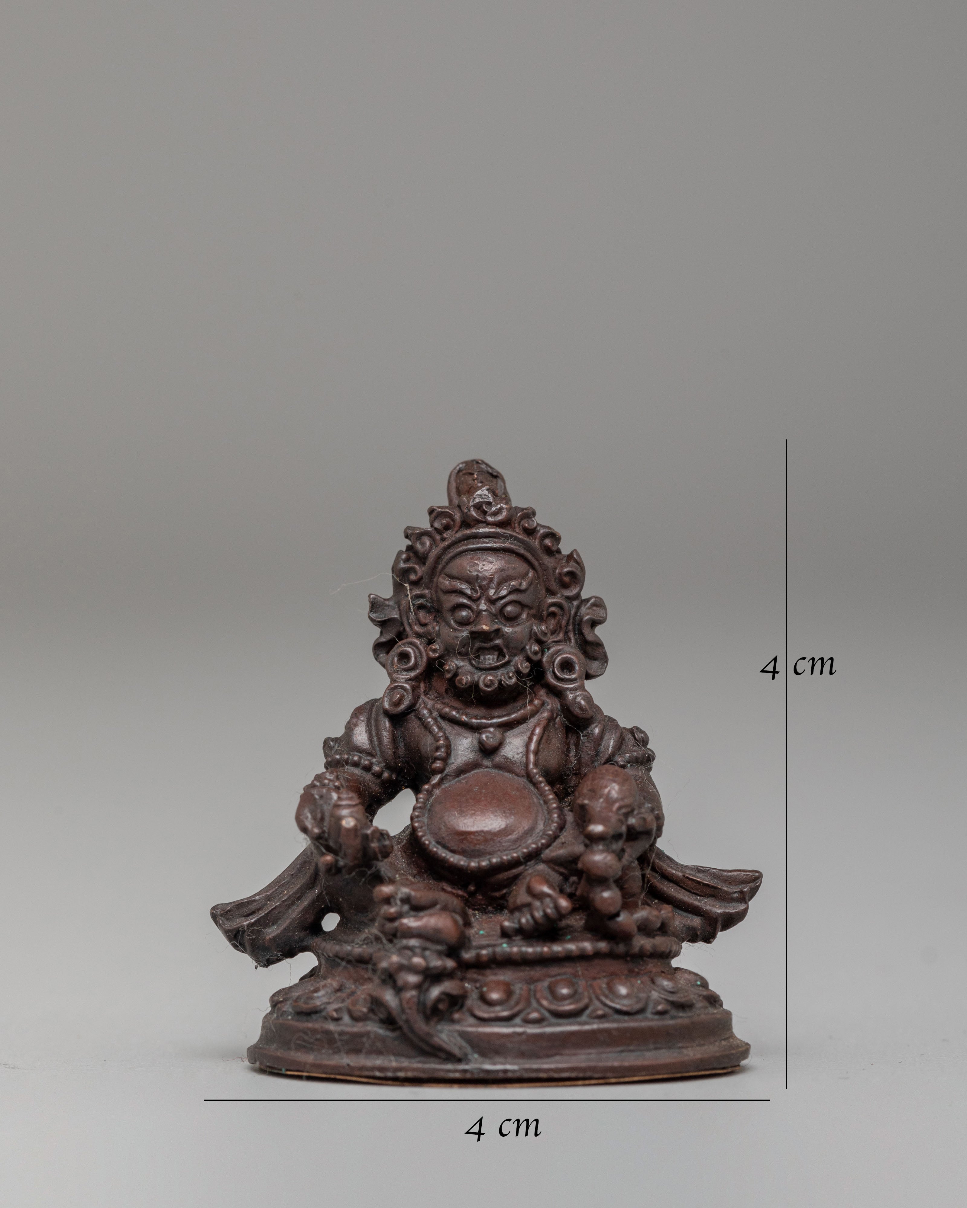 Machine-Made Dzambhala Altar Statue | Buddhist Wealth Protector