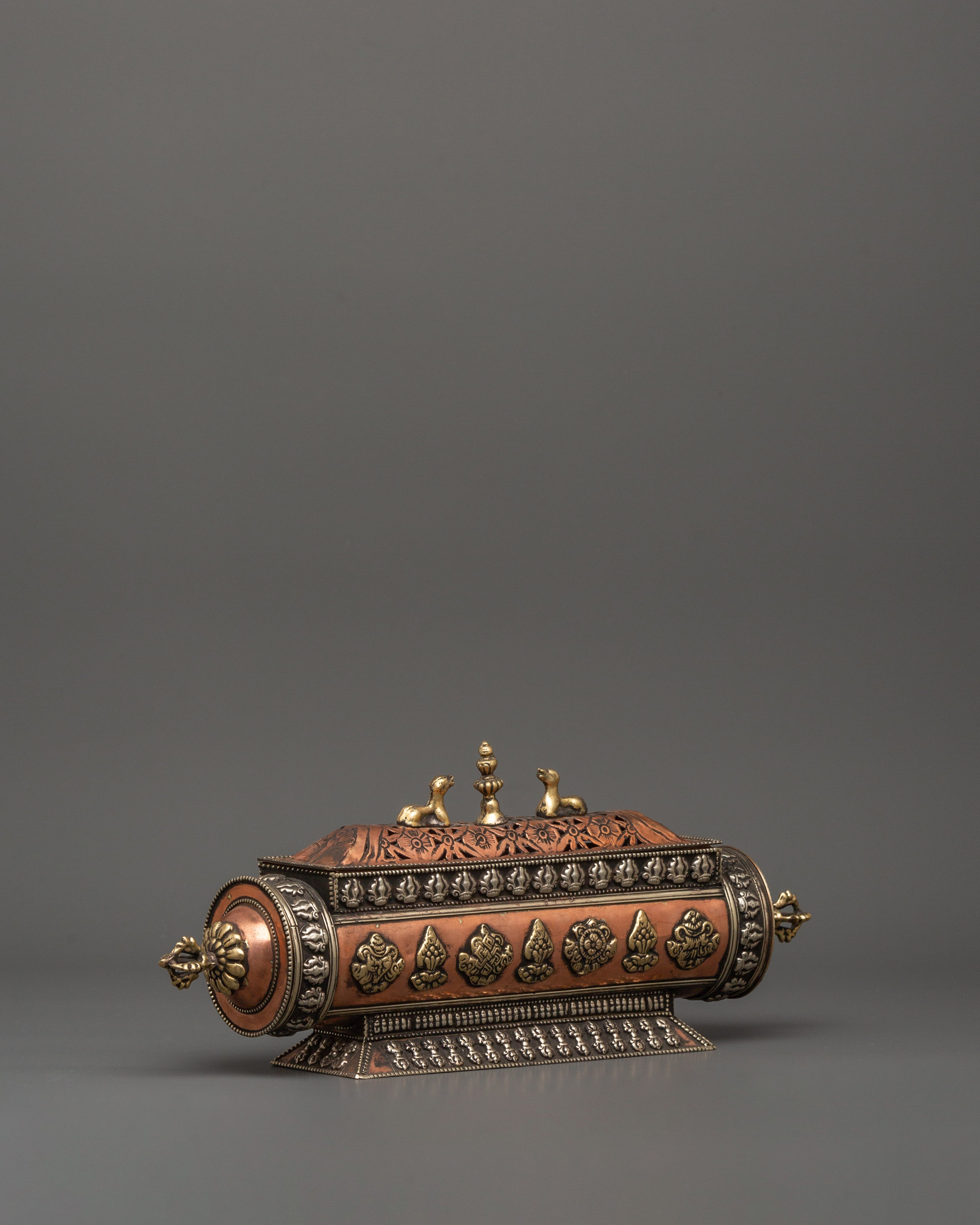 Beautiful Tibetan Incense Burner | Buddhist Prayer Box