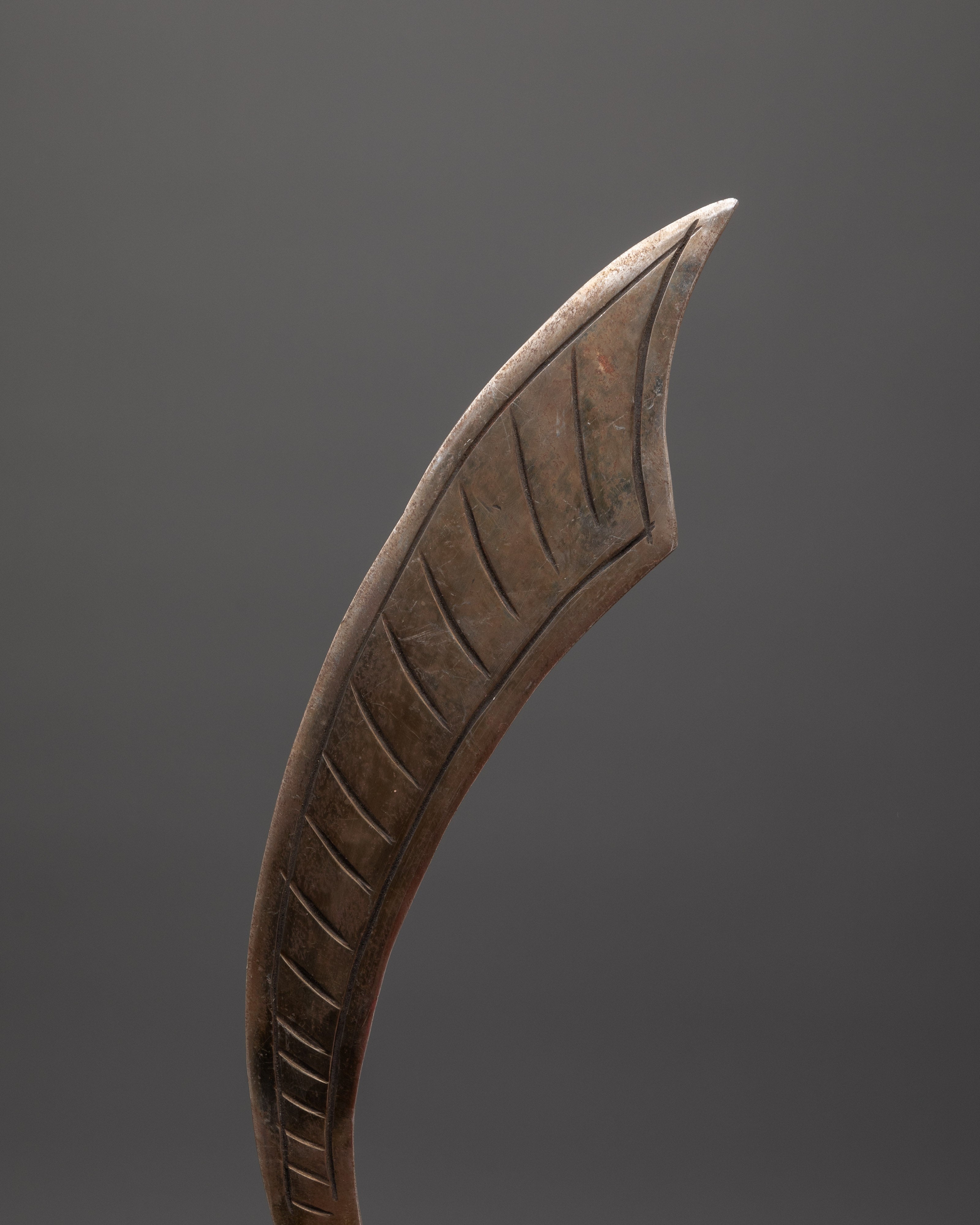 Iron Sword with Half Vajra | Handcrafted Ritual Blade