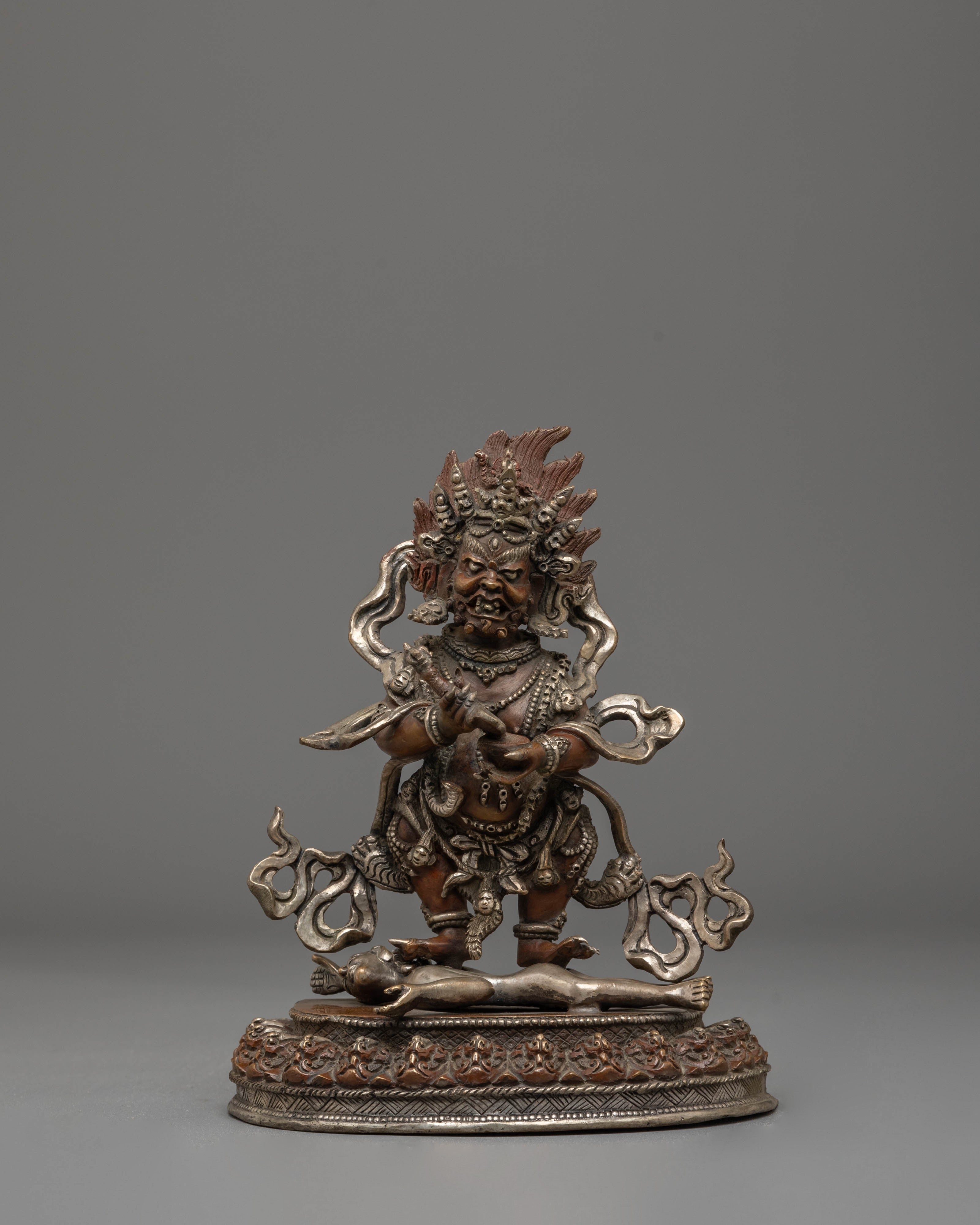 Shakya Mahakala Handcrafted Statue | Guardian of the Dharma