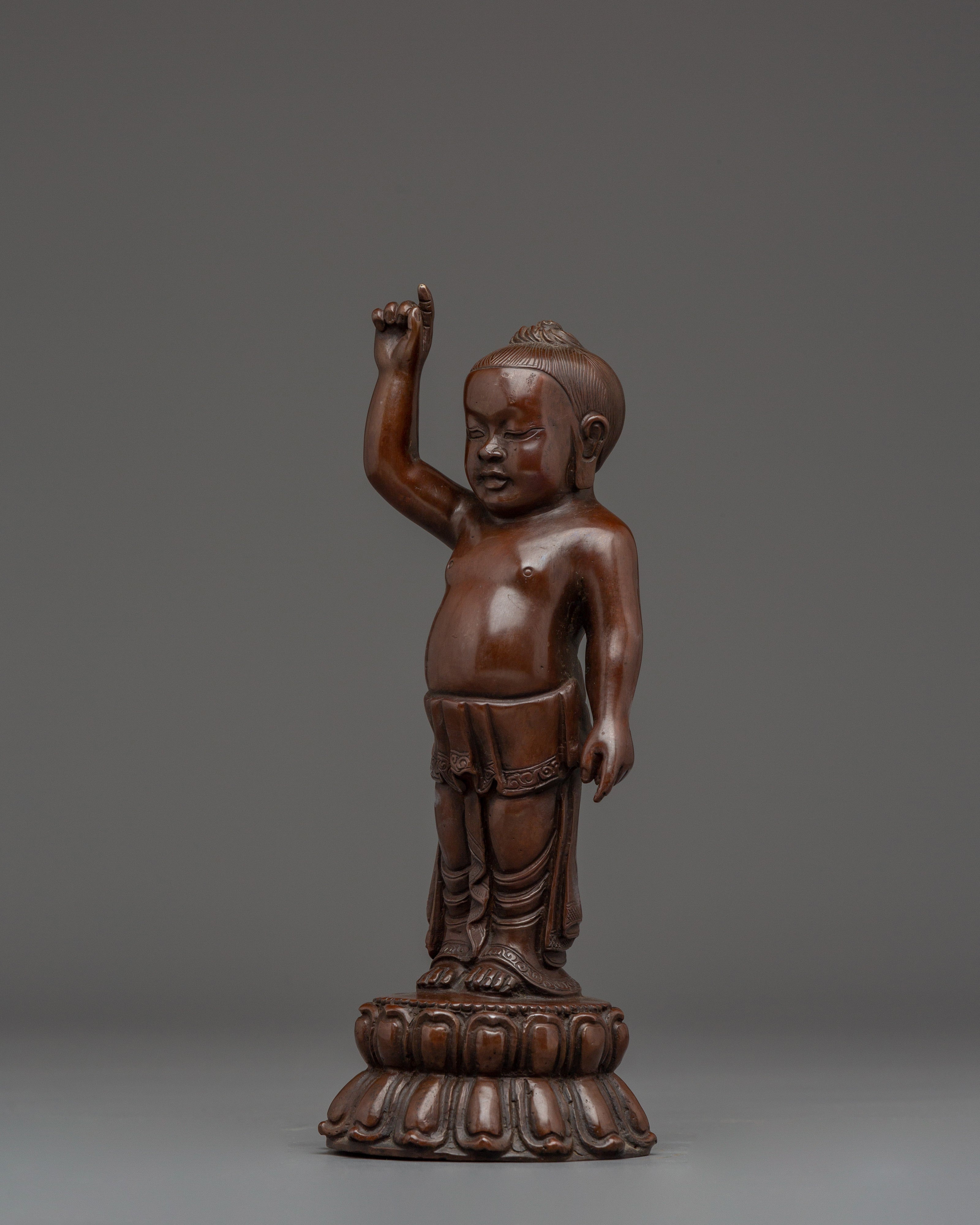 Handcrafted Little Buddha Statue | Meditation Sculpture for Home Altar