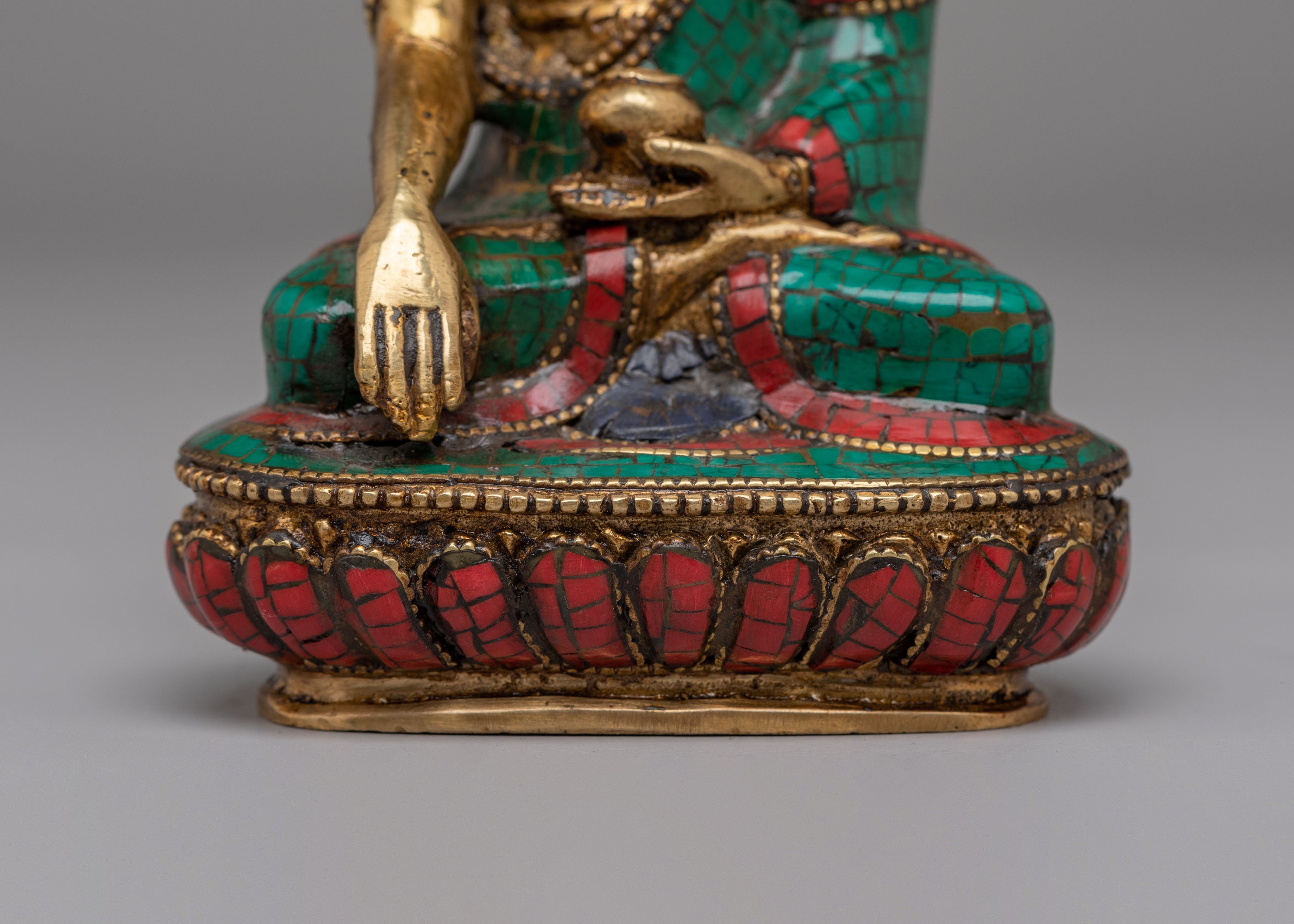 Tibetan Handmade Shakyamuni Buddha Statue | Spiritual Artwork