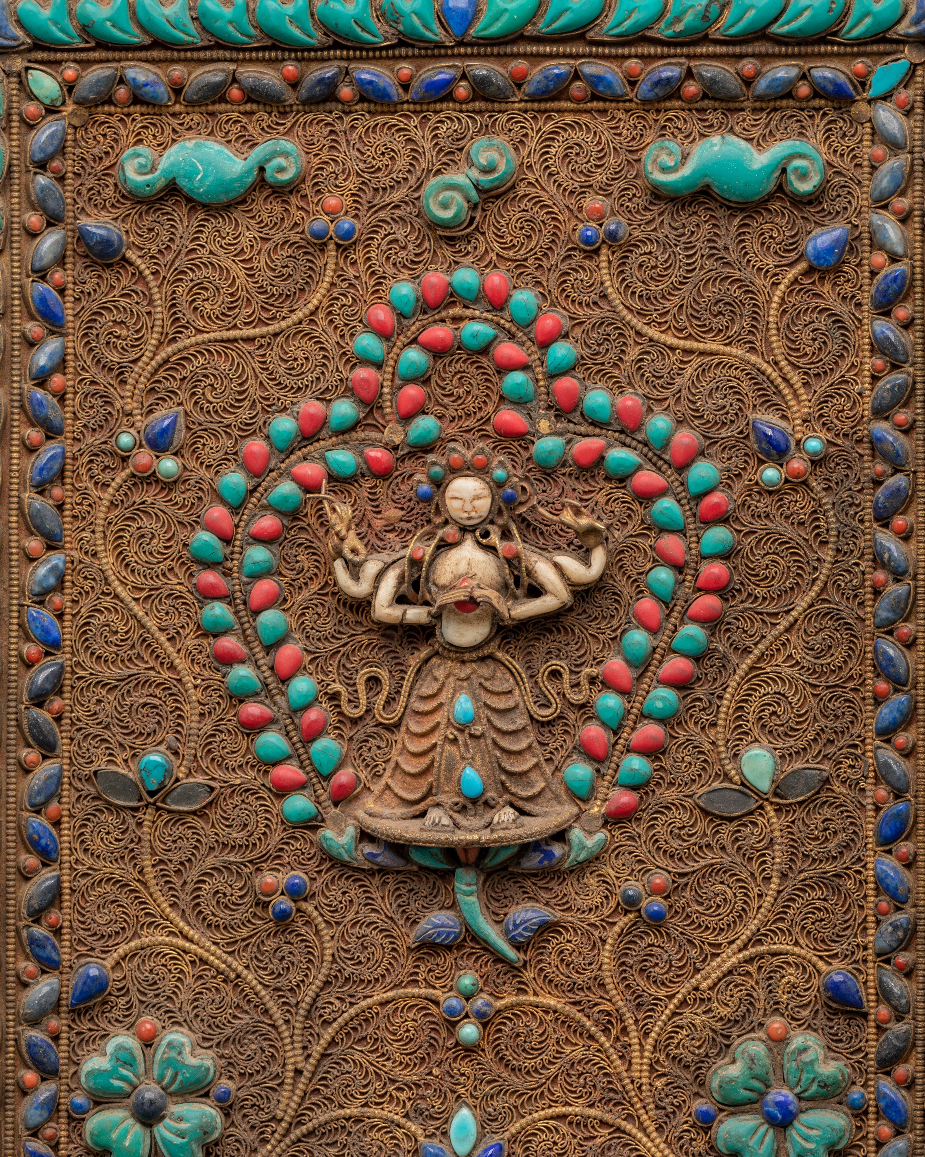 Handcrafted Copper Wall Hanging | For Sacred and Traditional Home Decor
