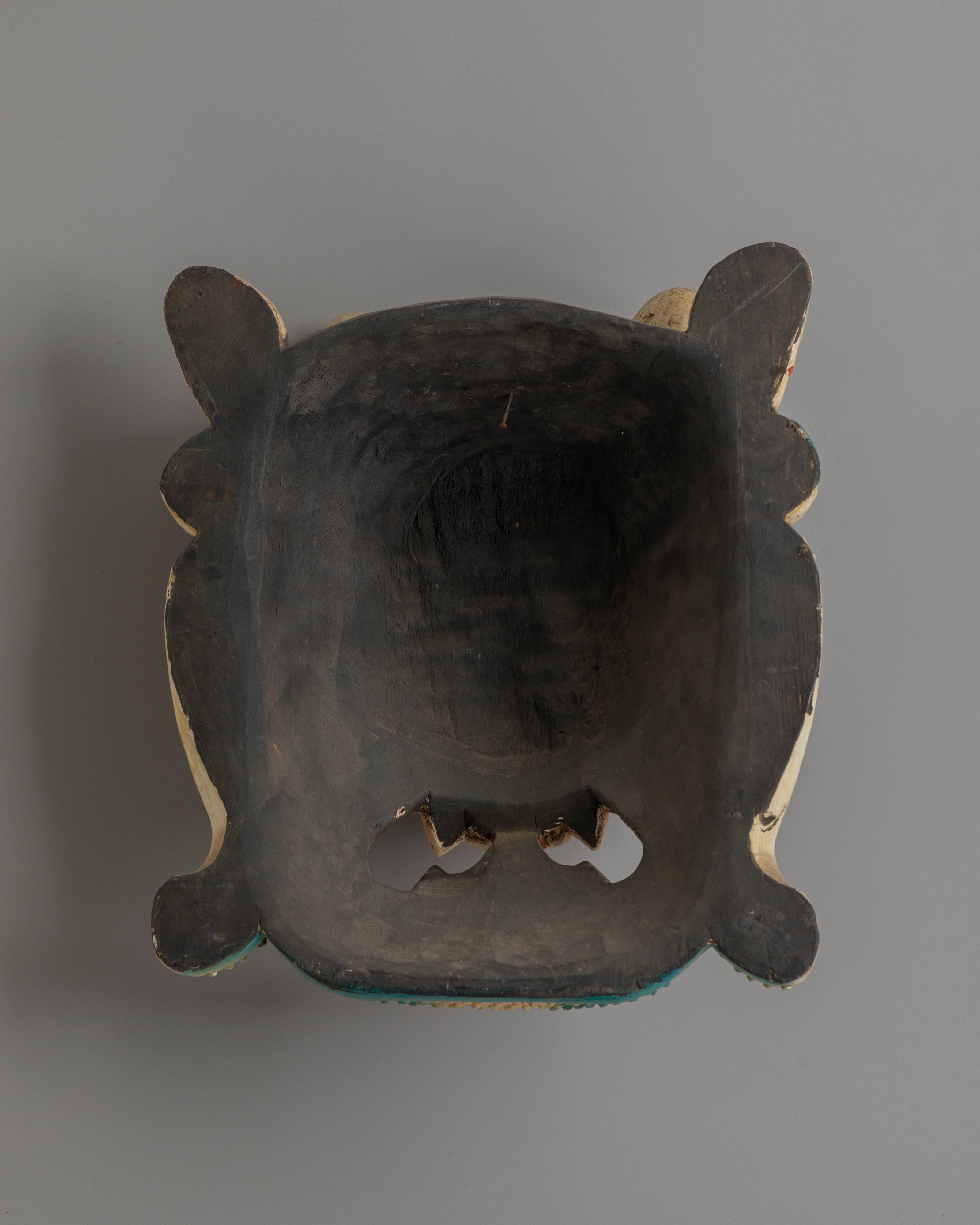 Handcrafted Bhairava Mask Wall Hanging | Tantric Protector Wall Hanging