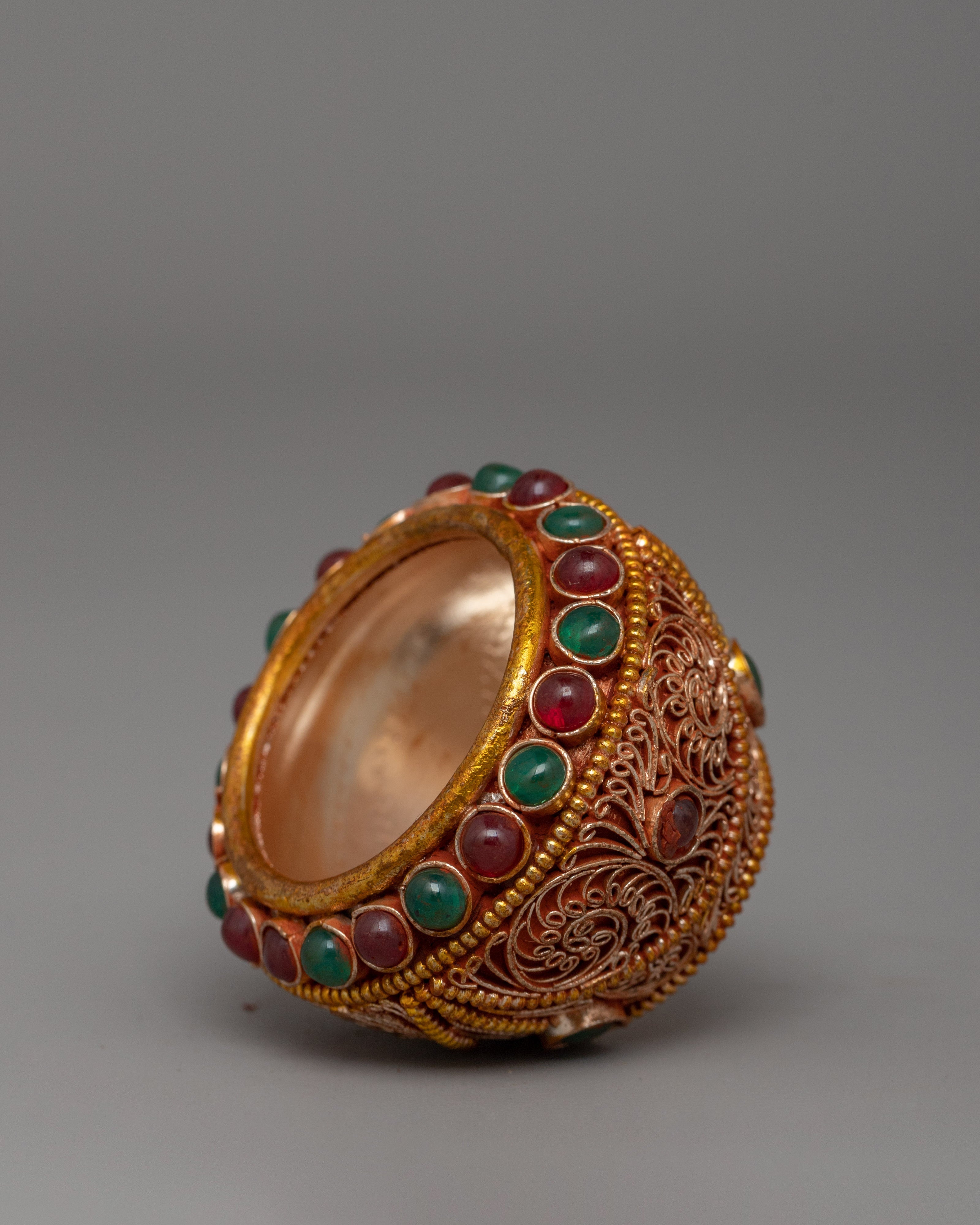 Golpa Ceremonial Offerings Bowl | Sacred Buddhist Rituals and Offerings