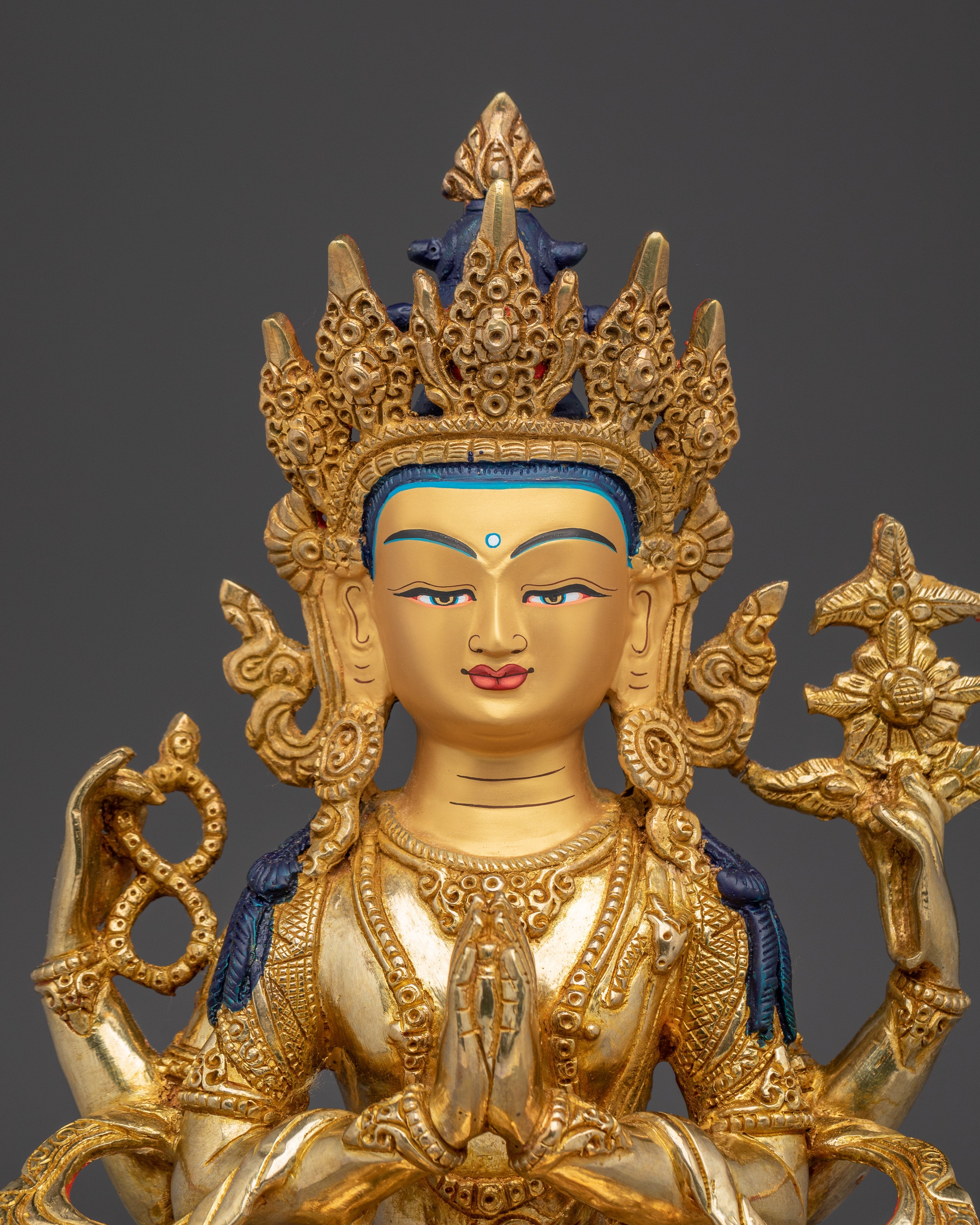 Spiritual Guardian Chenrezig | Sacred Buddhist Art