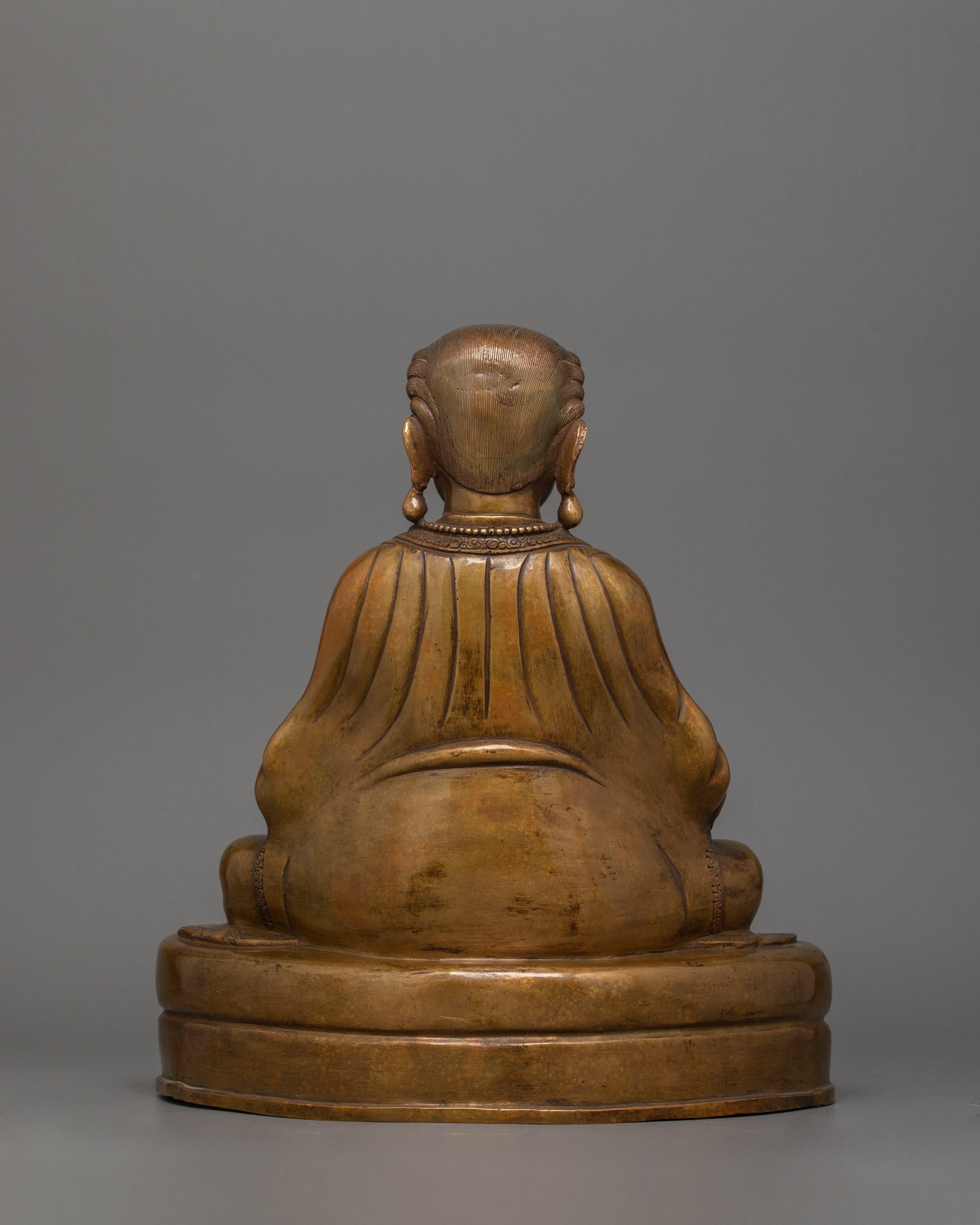 Handmade Marpha Buddhist Copper Statue | Nepalese Shrine Art
