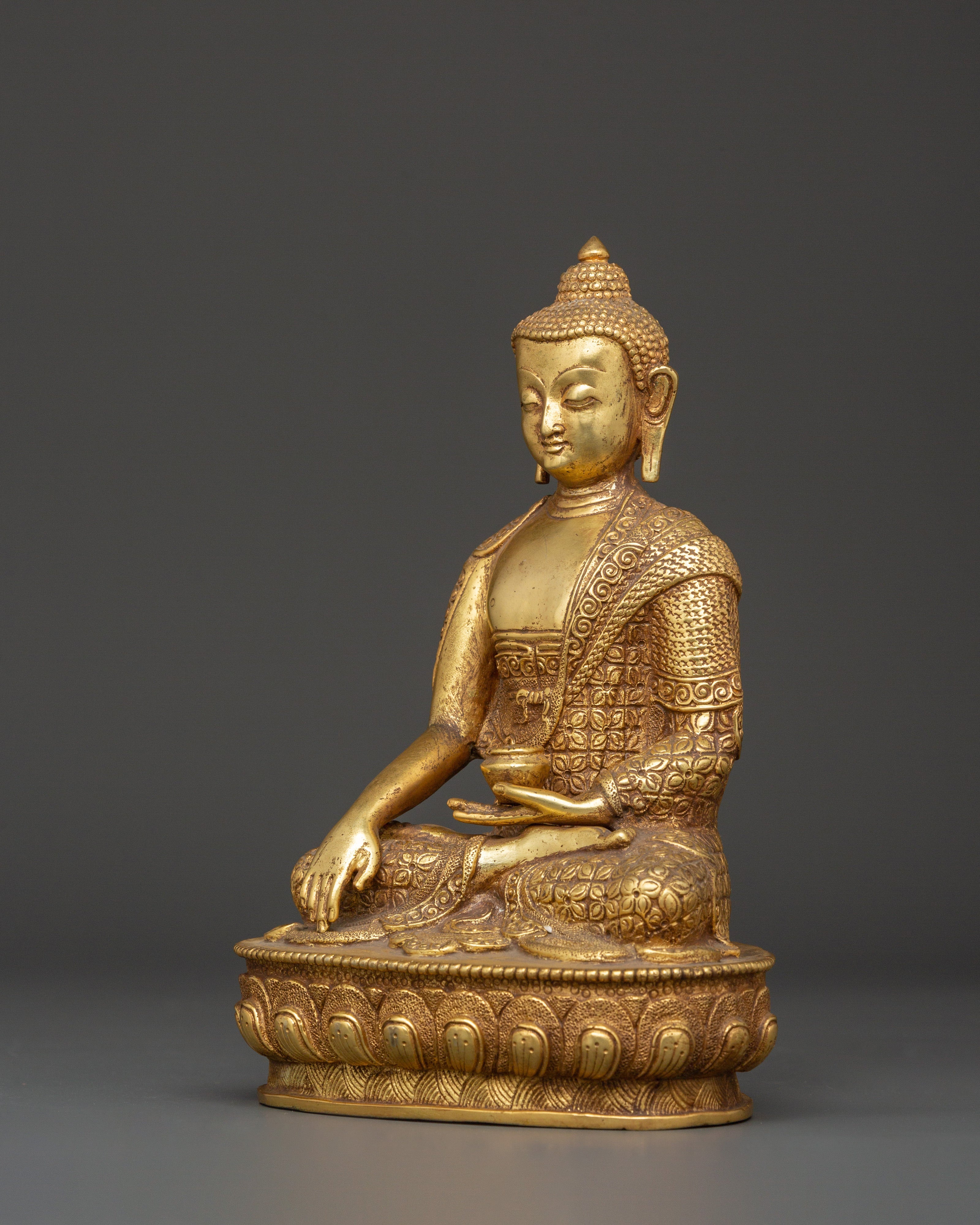 Himalayan Statue of Shakyamuni Buddha | Handcrafted Buddha Sculpture