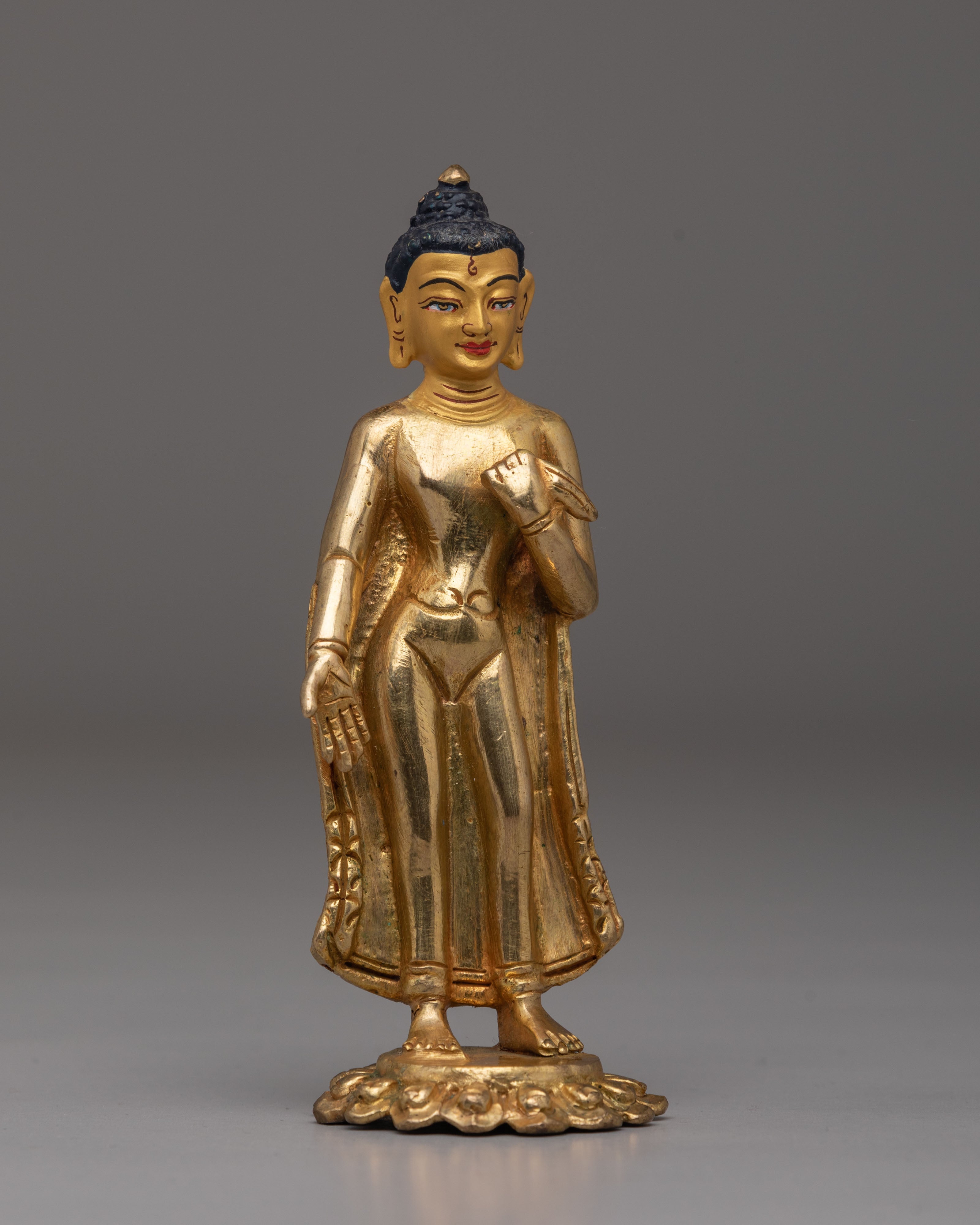 Handmade Dipankara Buddha Golden Statue