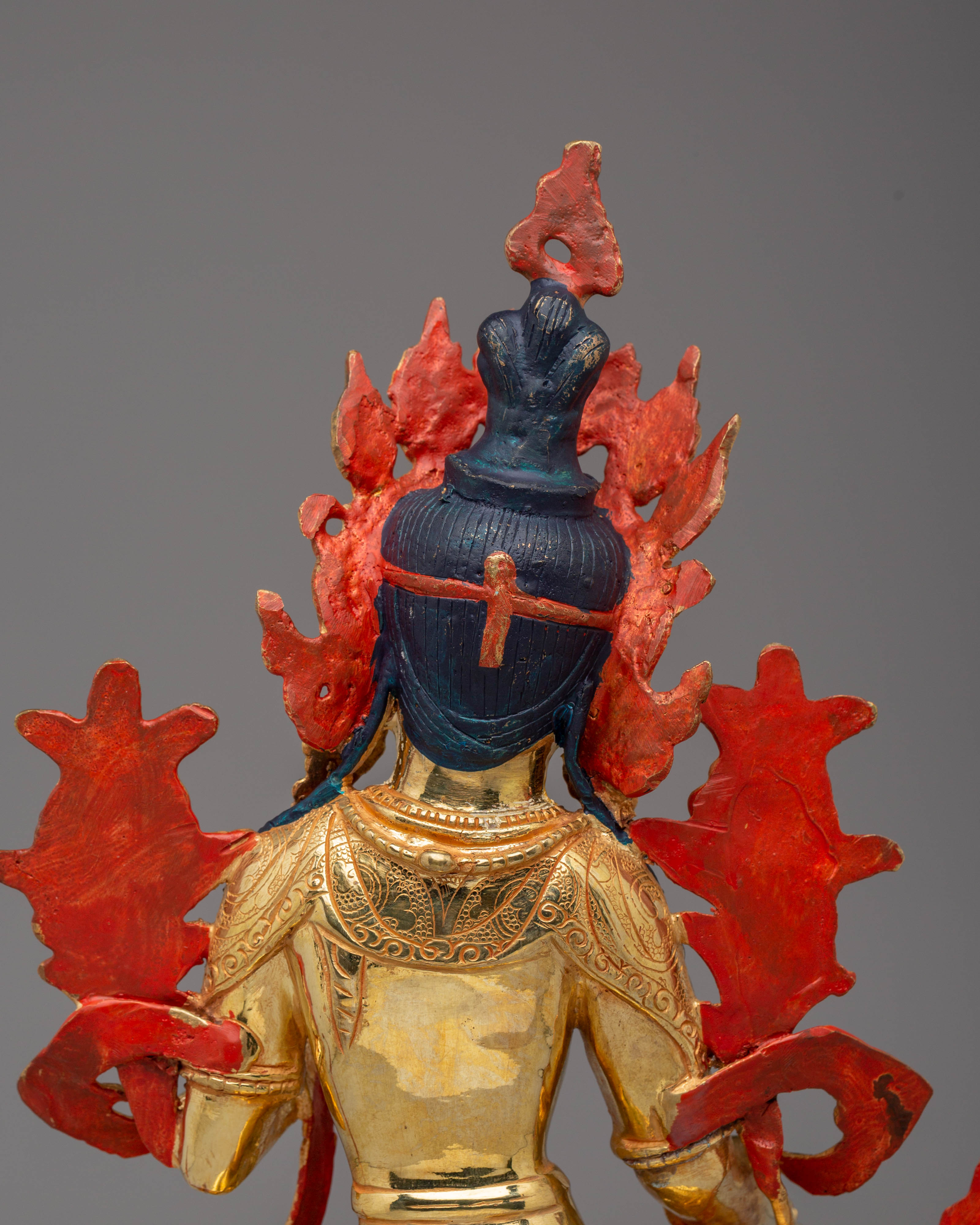 Handcrafted White Tara Copper Statue | Traditional Himalayan Artwork