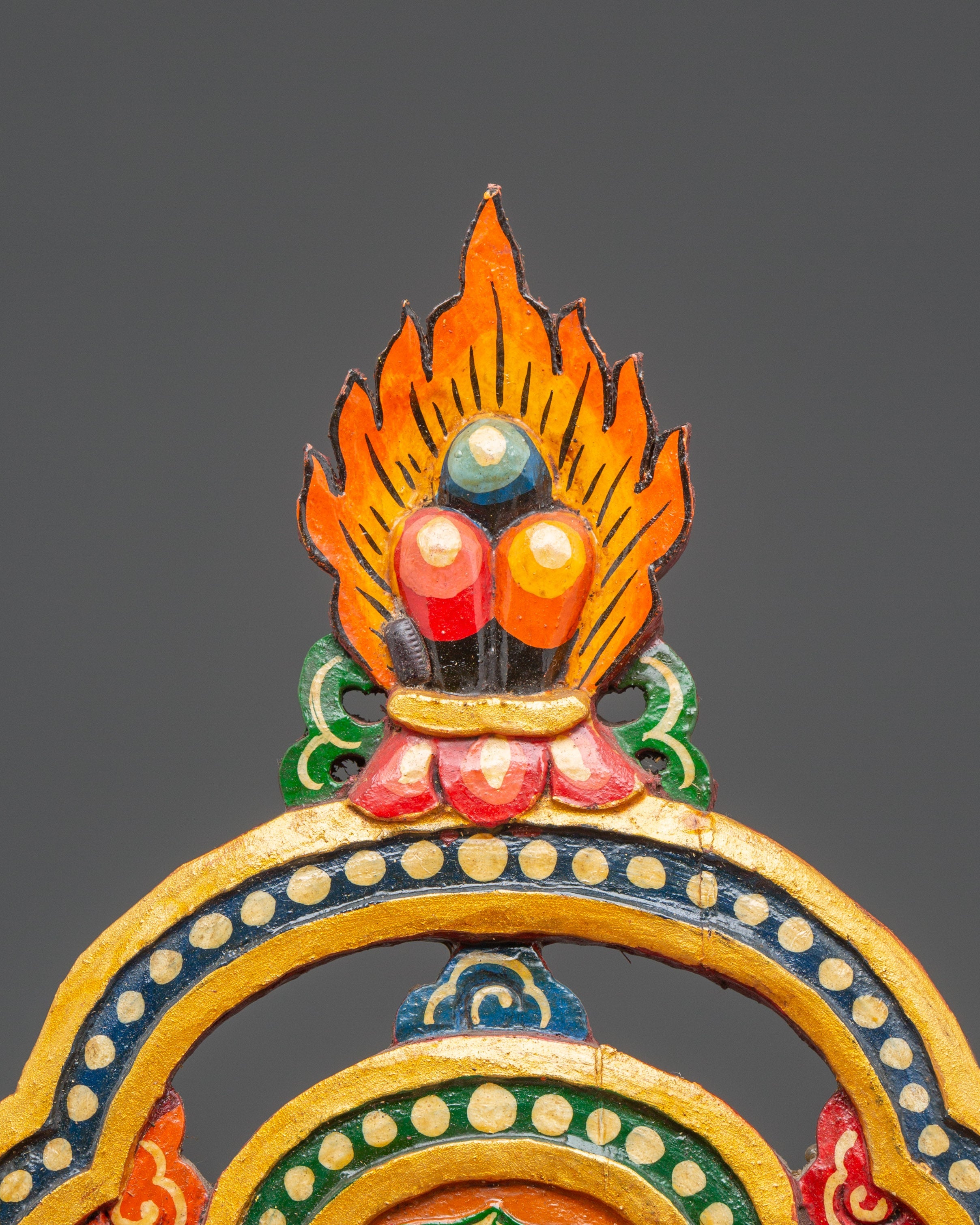 Handcrafted Wooden Throne for Statue | Tibetan Buddhist Altar Seat