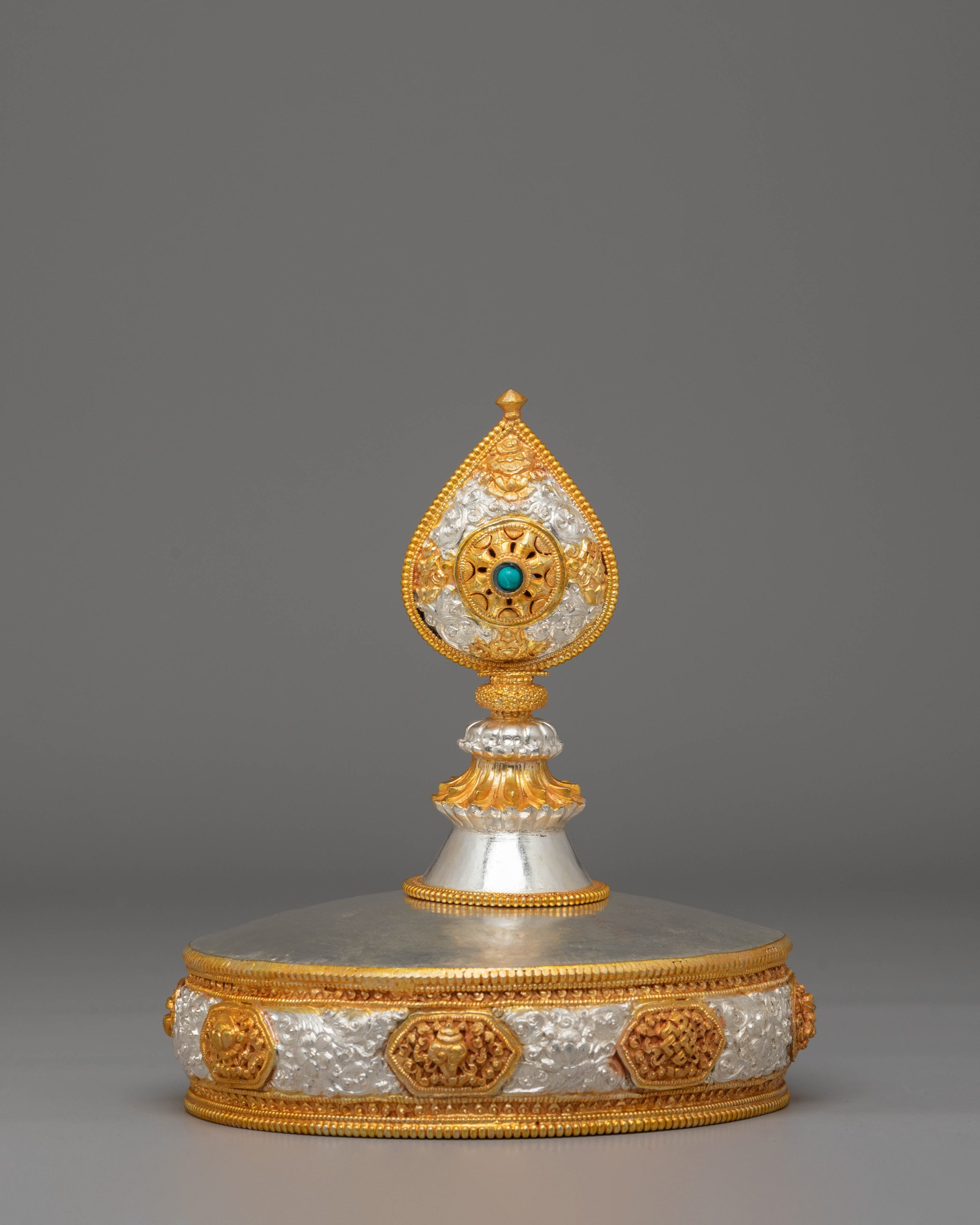 Tibetan Mandala For Meditation | Handcrafted Copper Mandala for Spiritual Practices