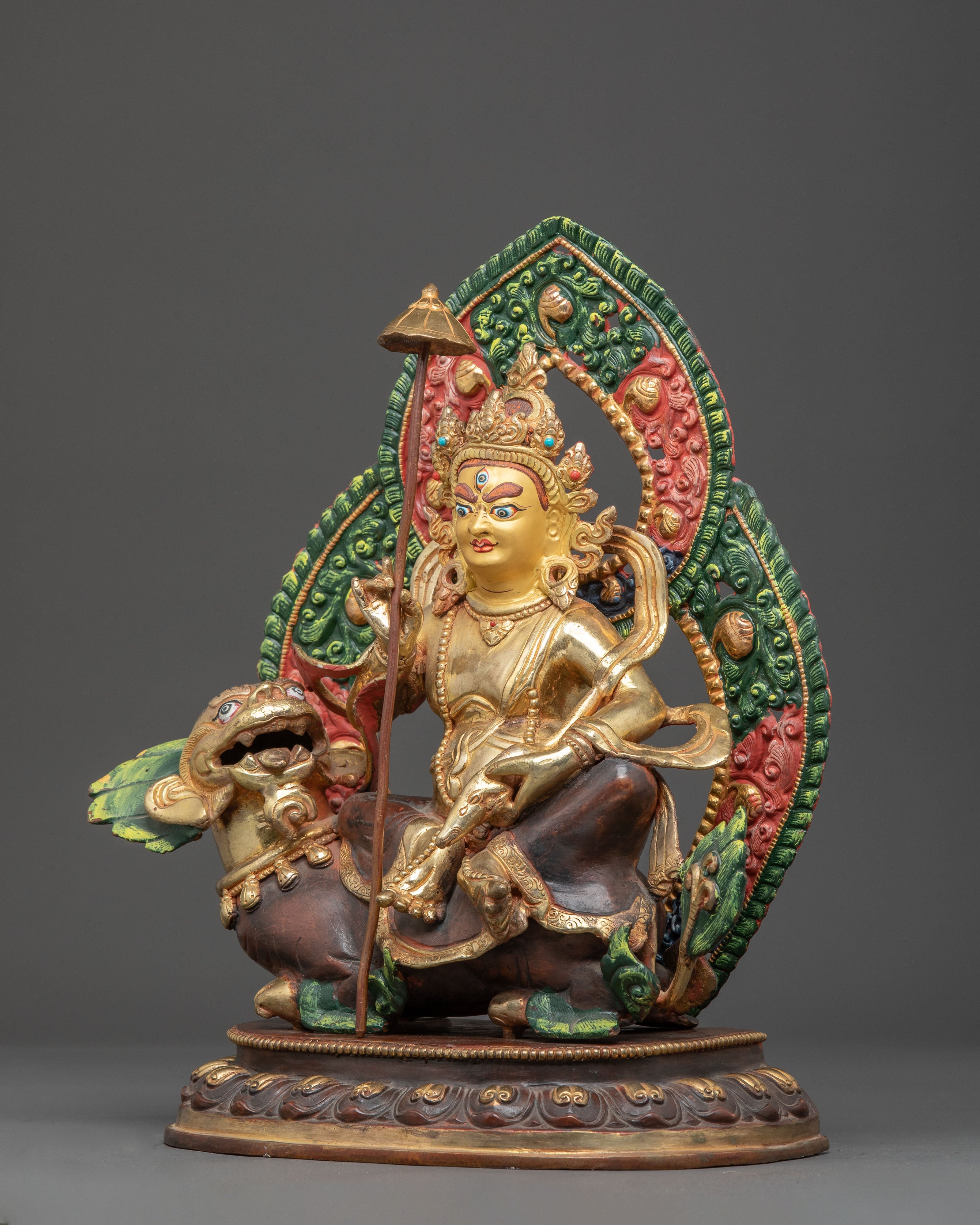The Northern Guardian Namtoshe Statue | Tibetan Protector Deity Sculpture