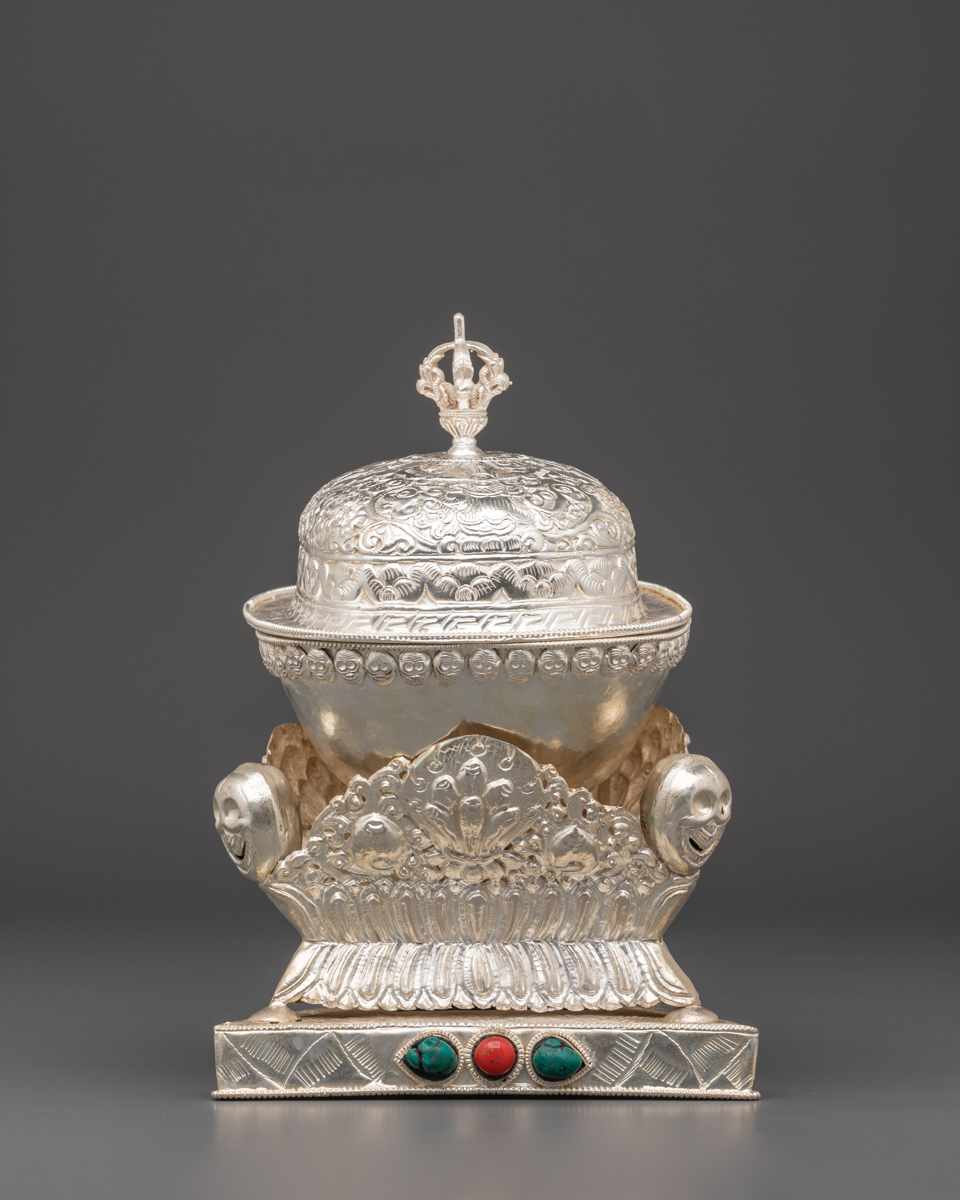 Tibetan Kapala Ceremonial Cup |  Buddhist Rituals & Tantric Offerings