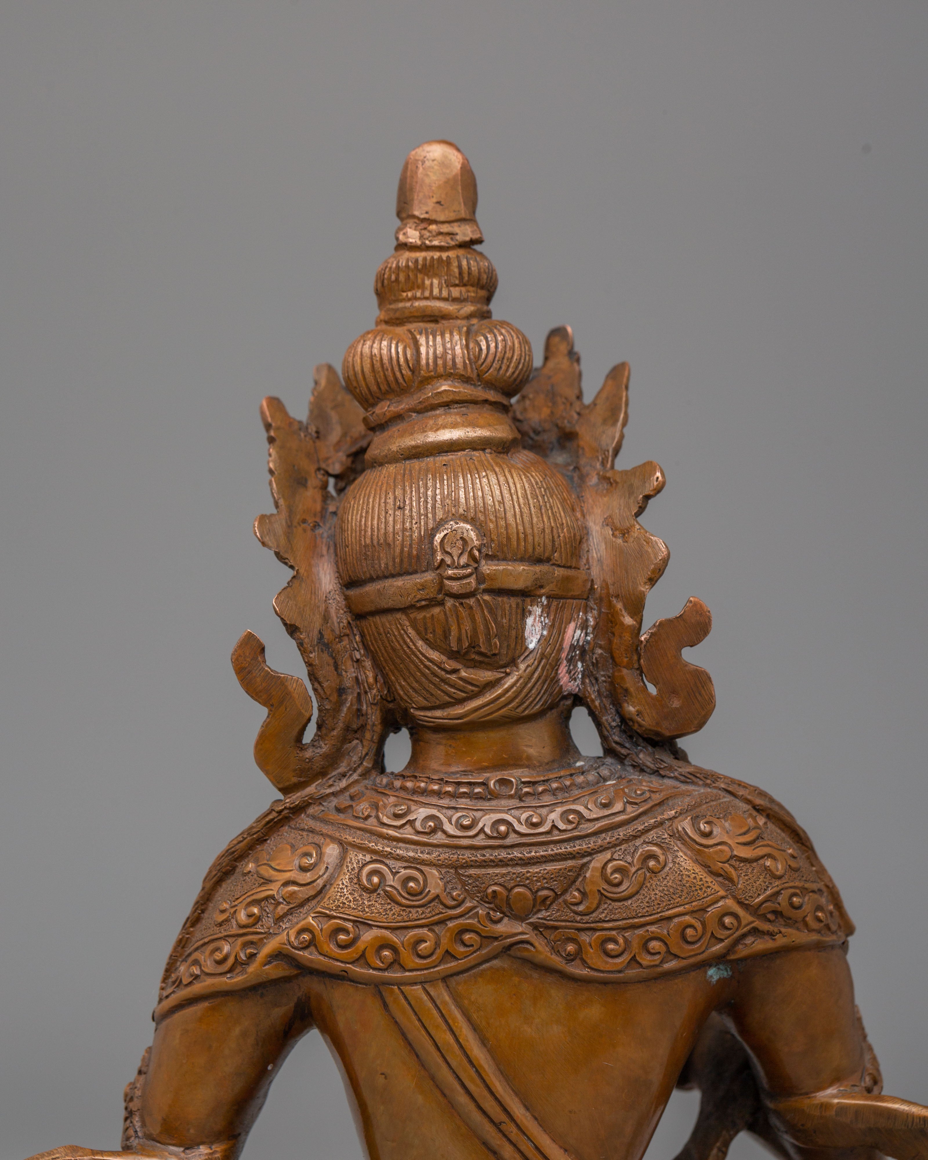 Traditional Buddhist Vajrasattva Statue | Symbol of Purification