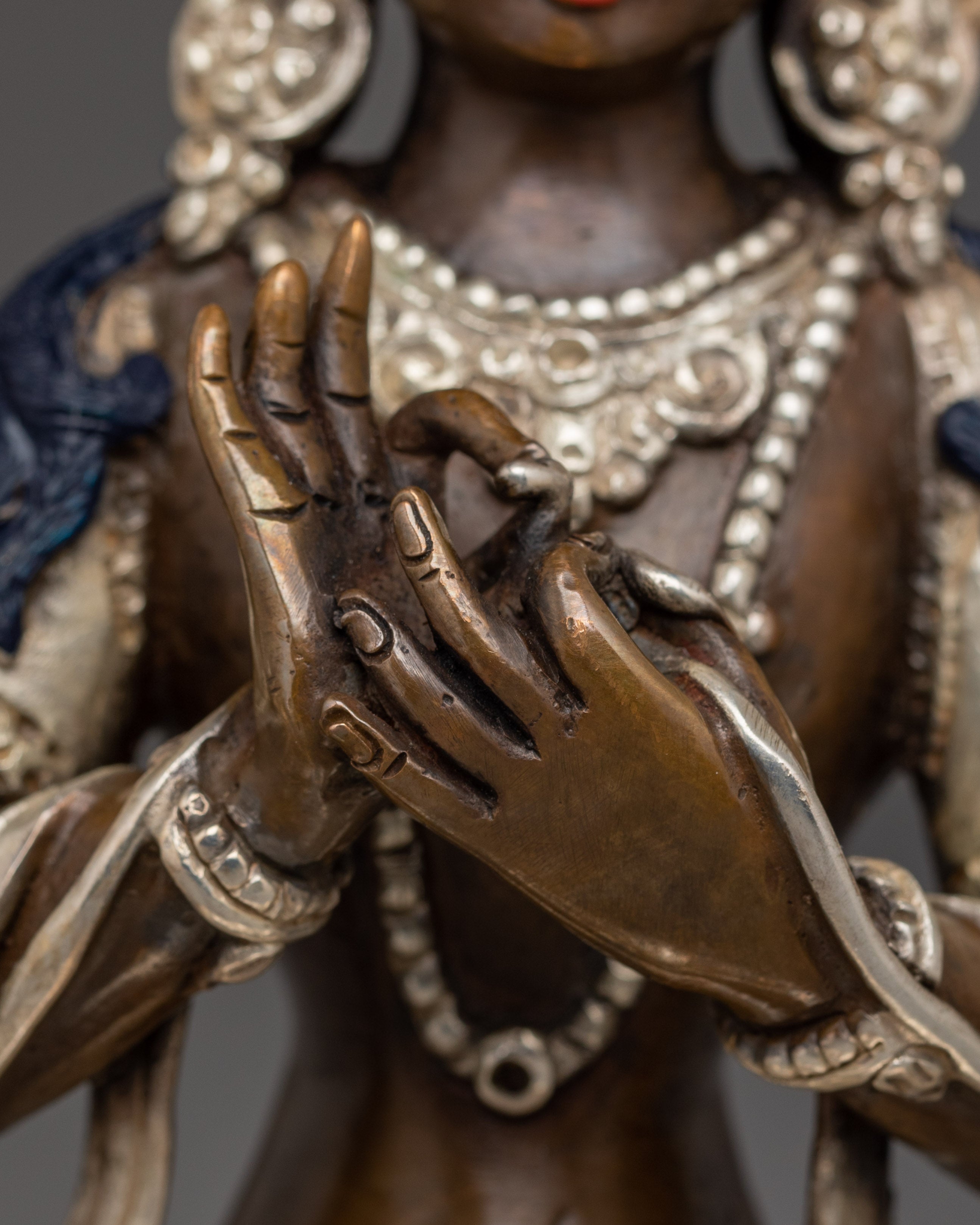 Copper Maitreya Figurine | Loving-Kindness Deity