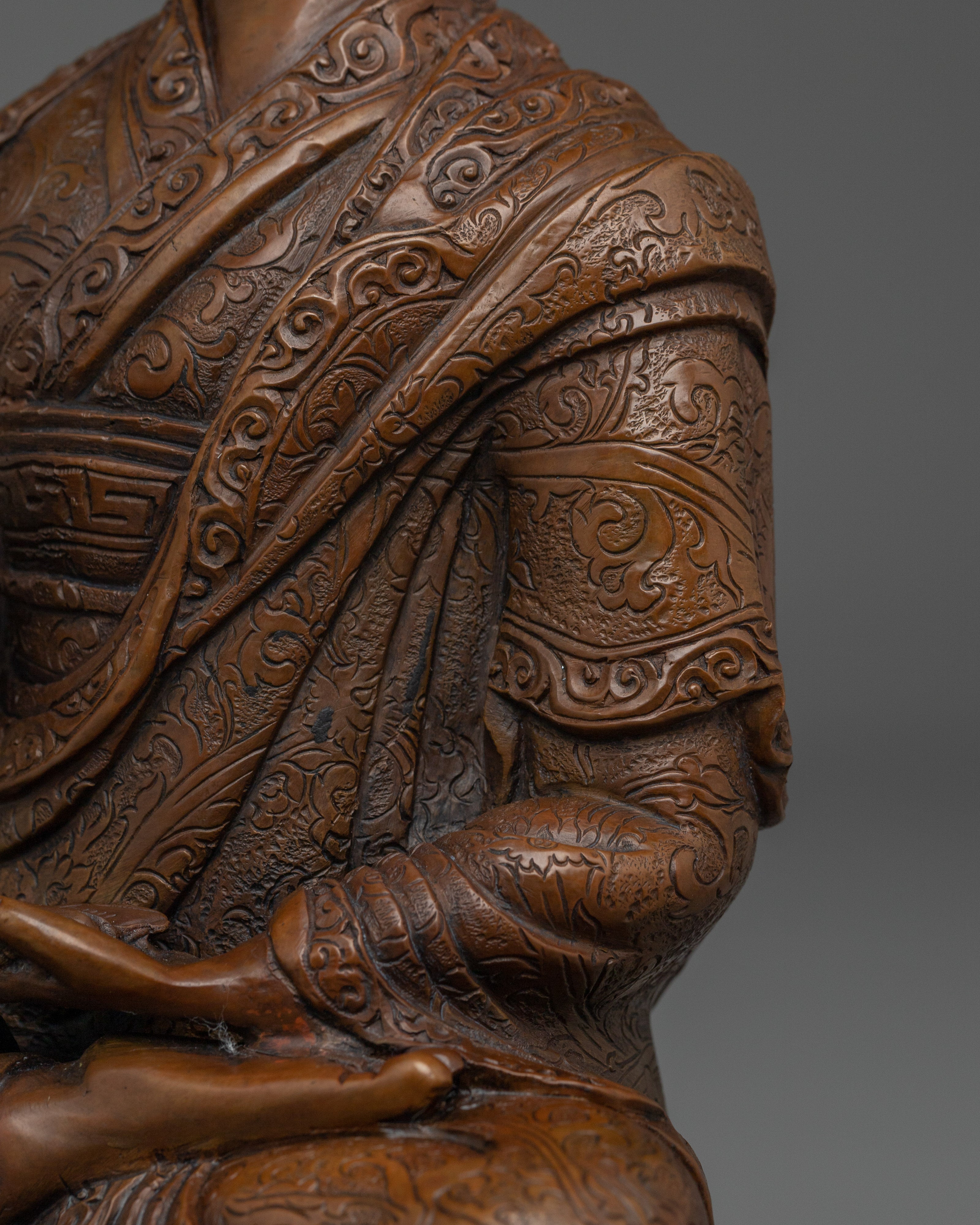 Enlightened Master Tsongkhapa Set | Disciples Statue